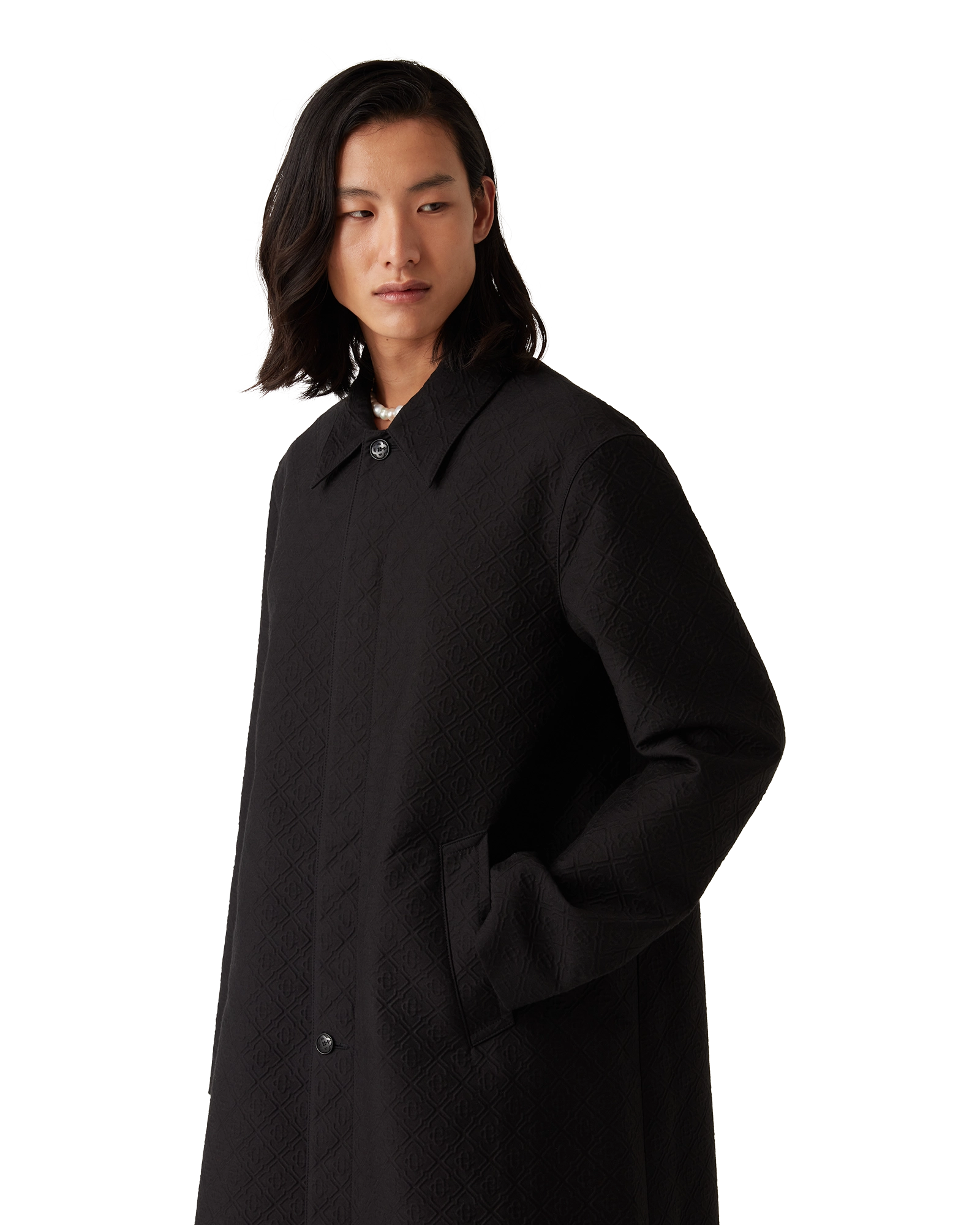 Jacquard Car Coat - 图片 6