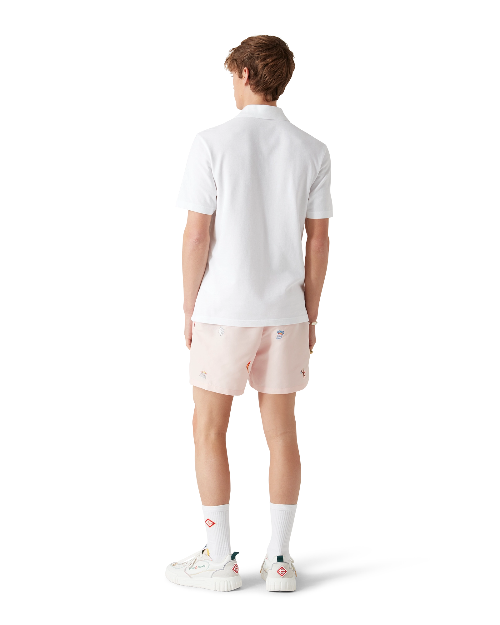 Embroidered Motif Swim Shorts - 图片 3