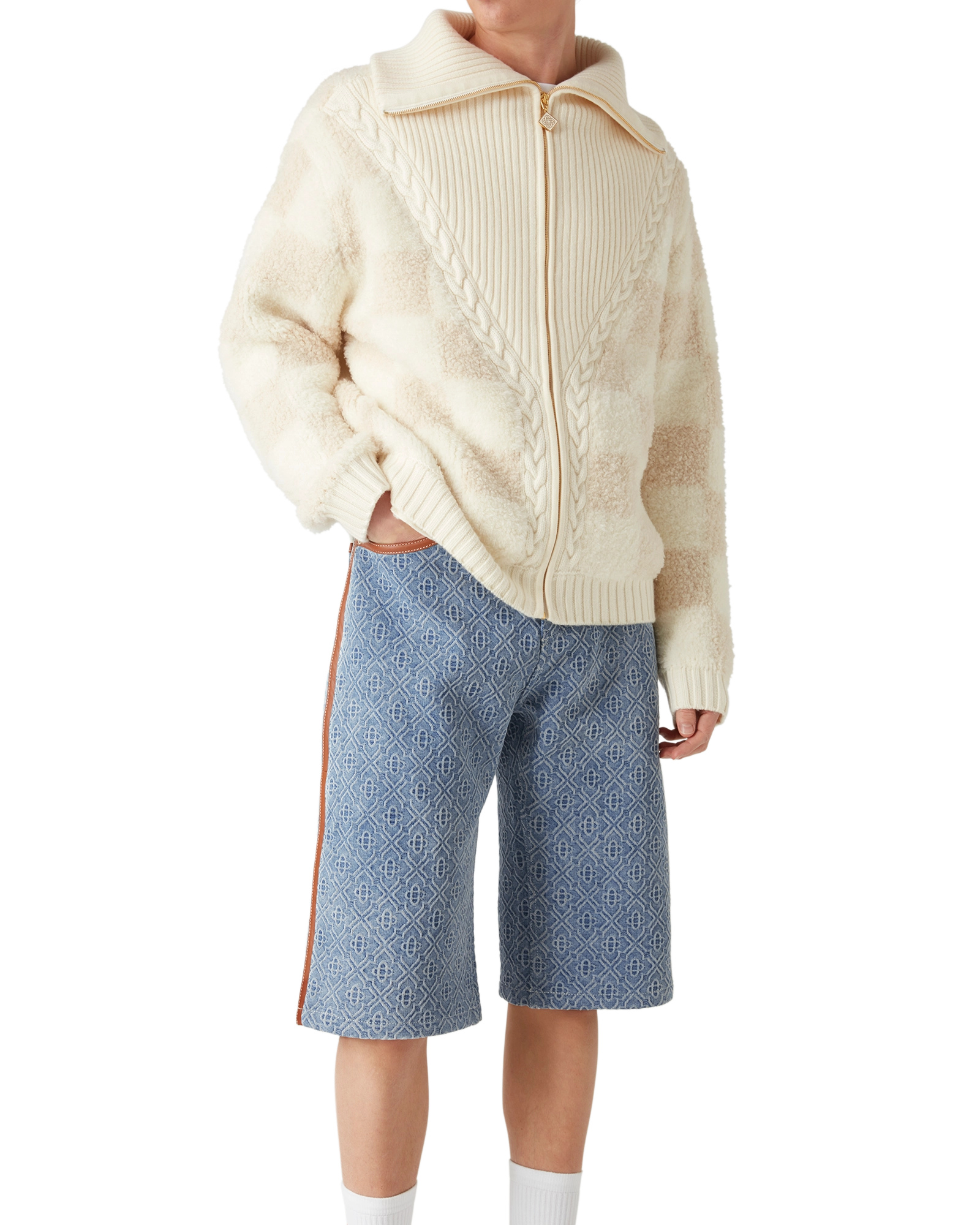 Monogram Jean Shorts - Image 4