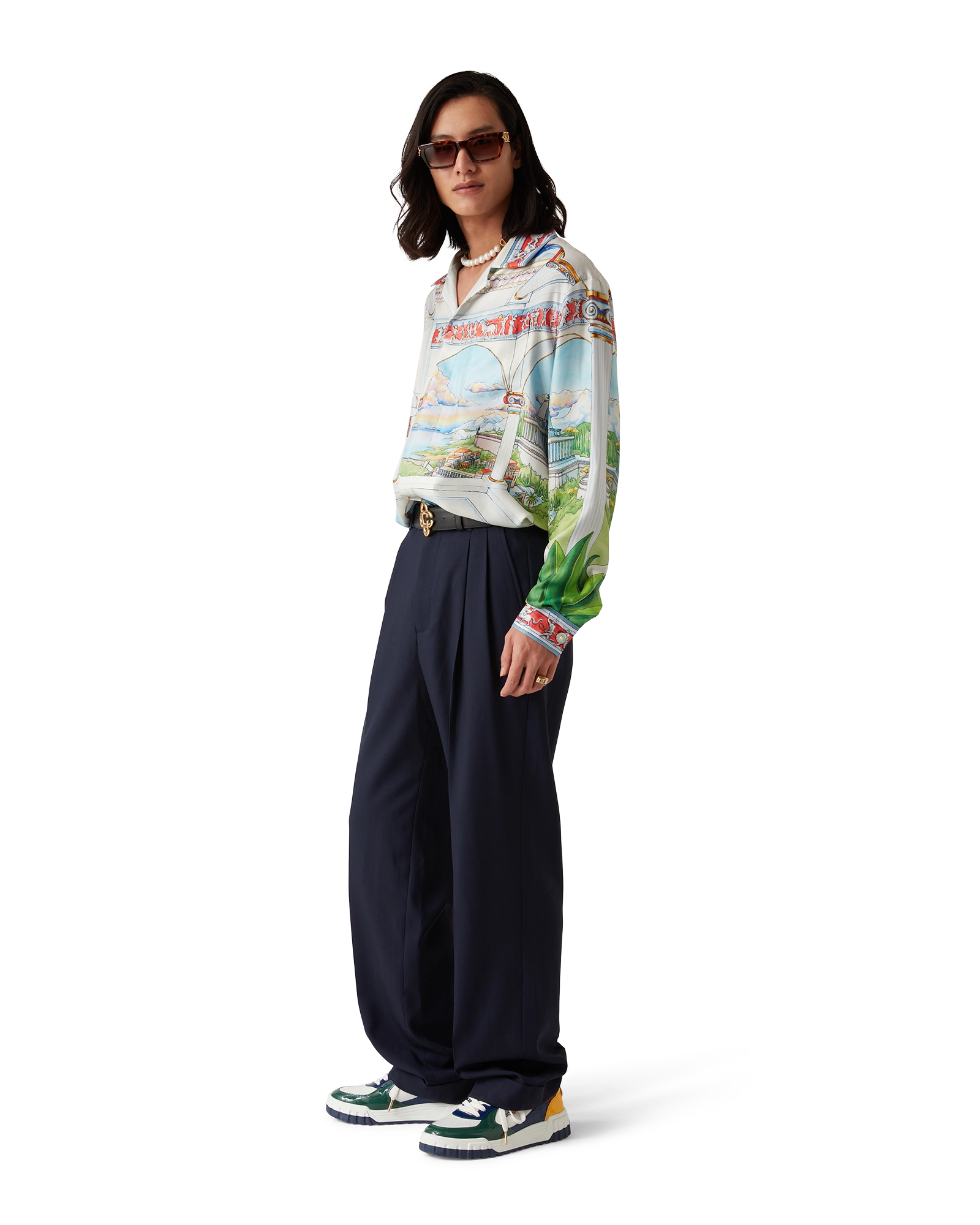 Wool Tailored Pleated Trousers - 图片 2