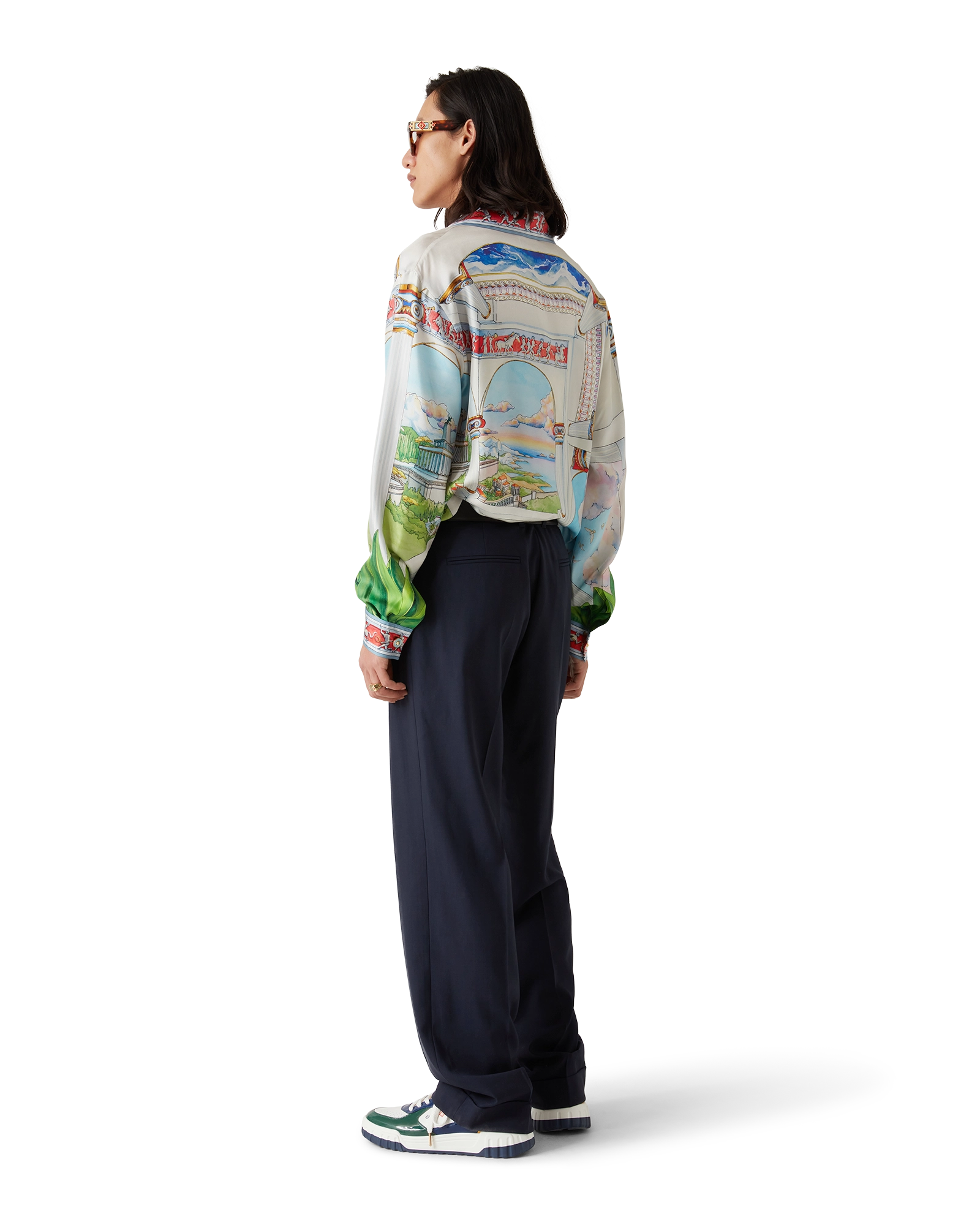 Wool Tailored Pleated Trousers - 图片 3