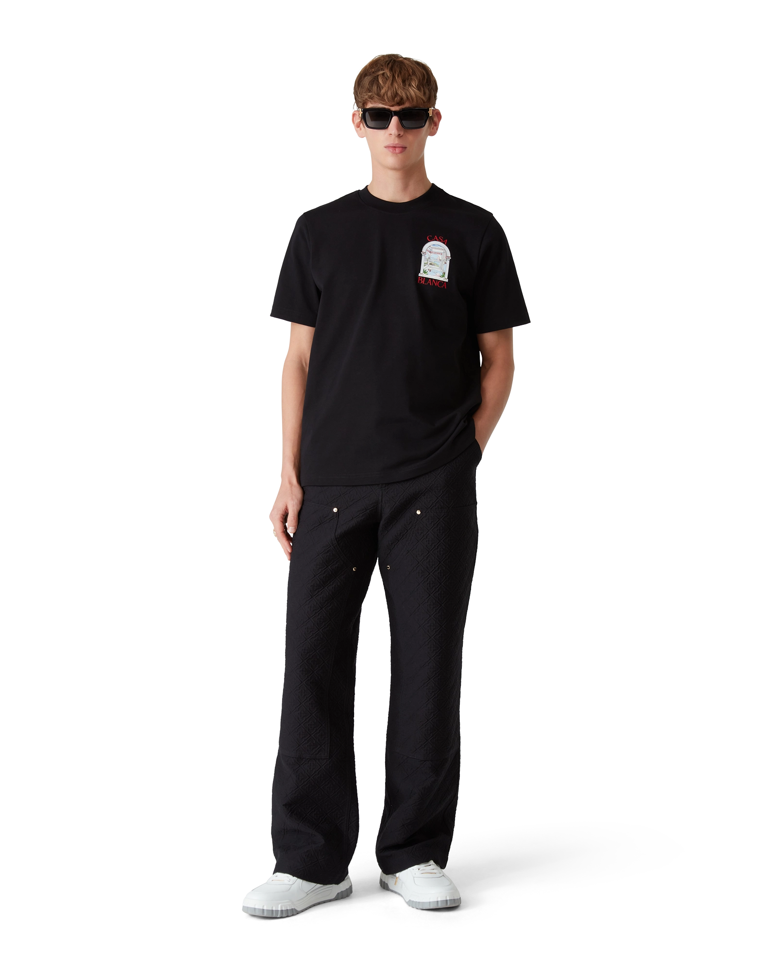 Jacquard Cargo Trousers - 图片 2