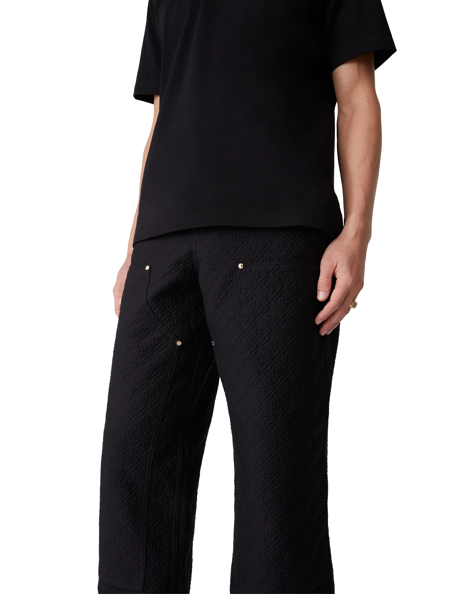 Jacquard Cargo Trousers - 图片 4