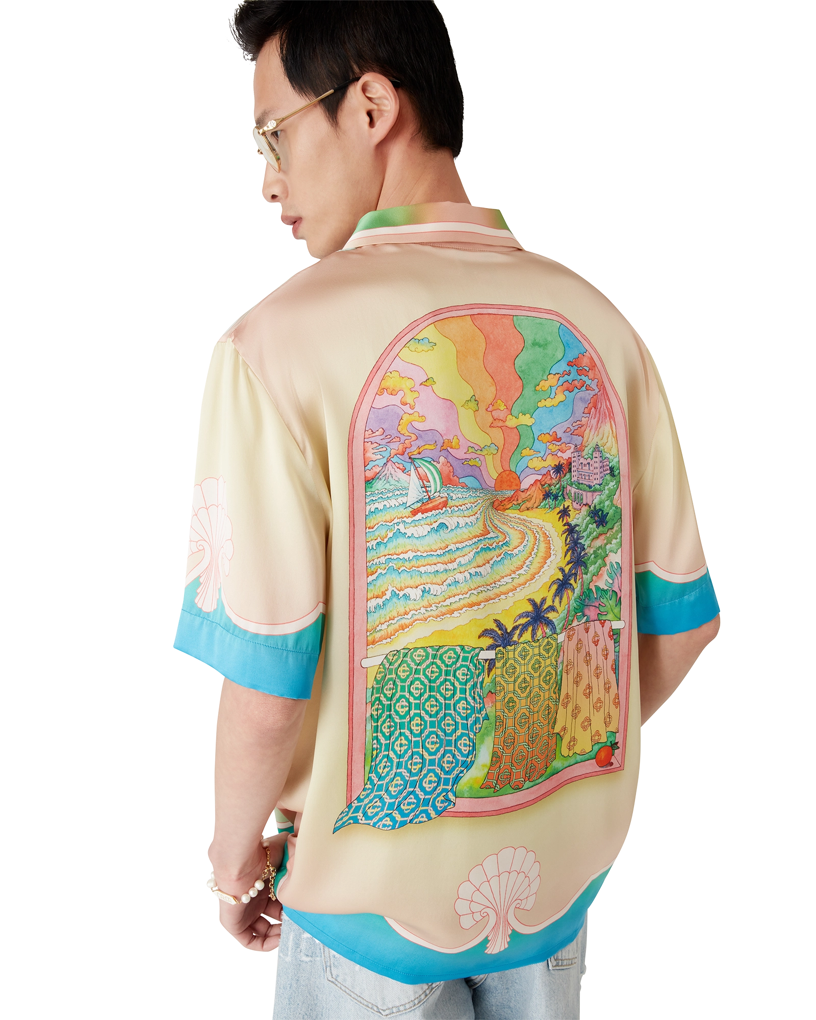 Lucid Dreams Short Sleeve Silk Shirt - 图片 7
