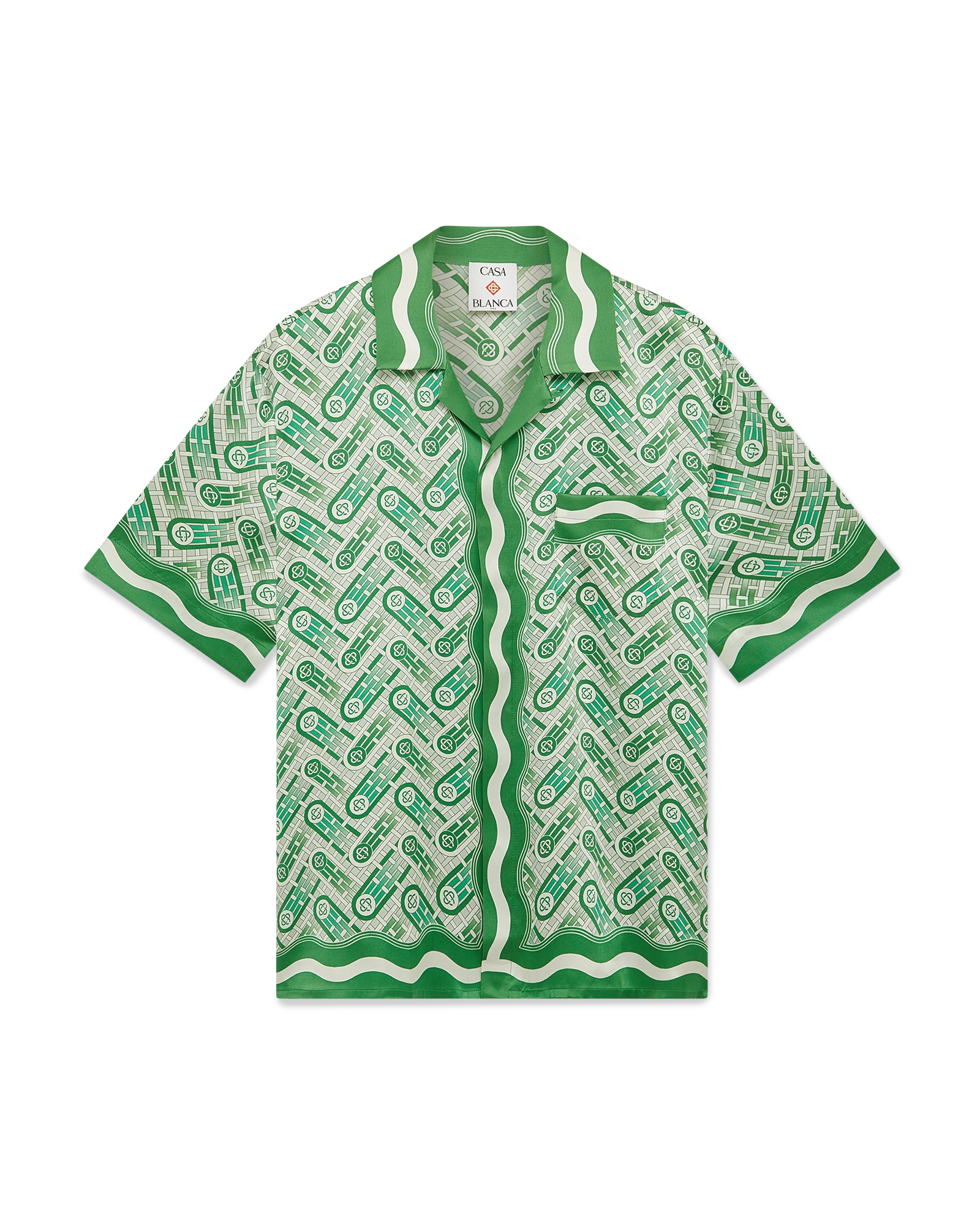 Ping Pong Short Sleeve Silk Shirt - 图片 10