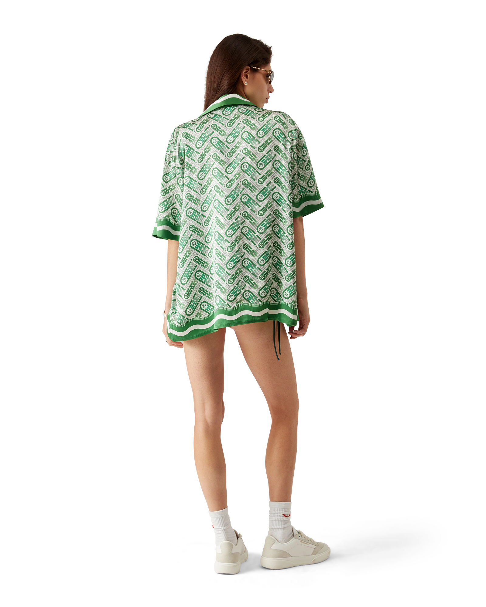 Ping Pong Short Sleeve Silk Shirt - 图片 4