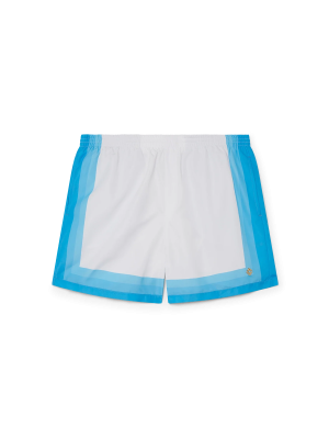Blue Gradient Swim Trunks