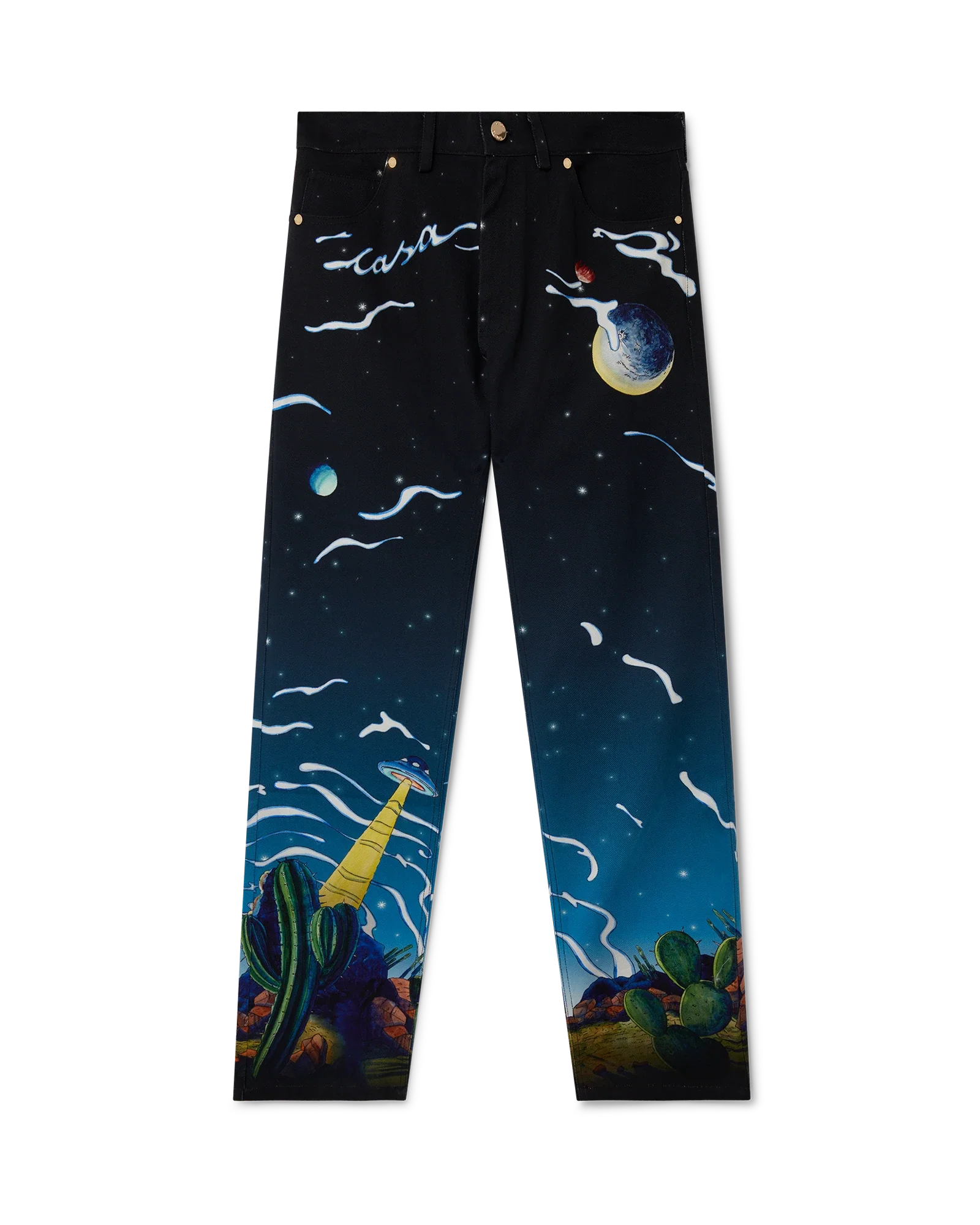 Cowboy De L'Espace Straight Leg Jeans