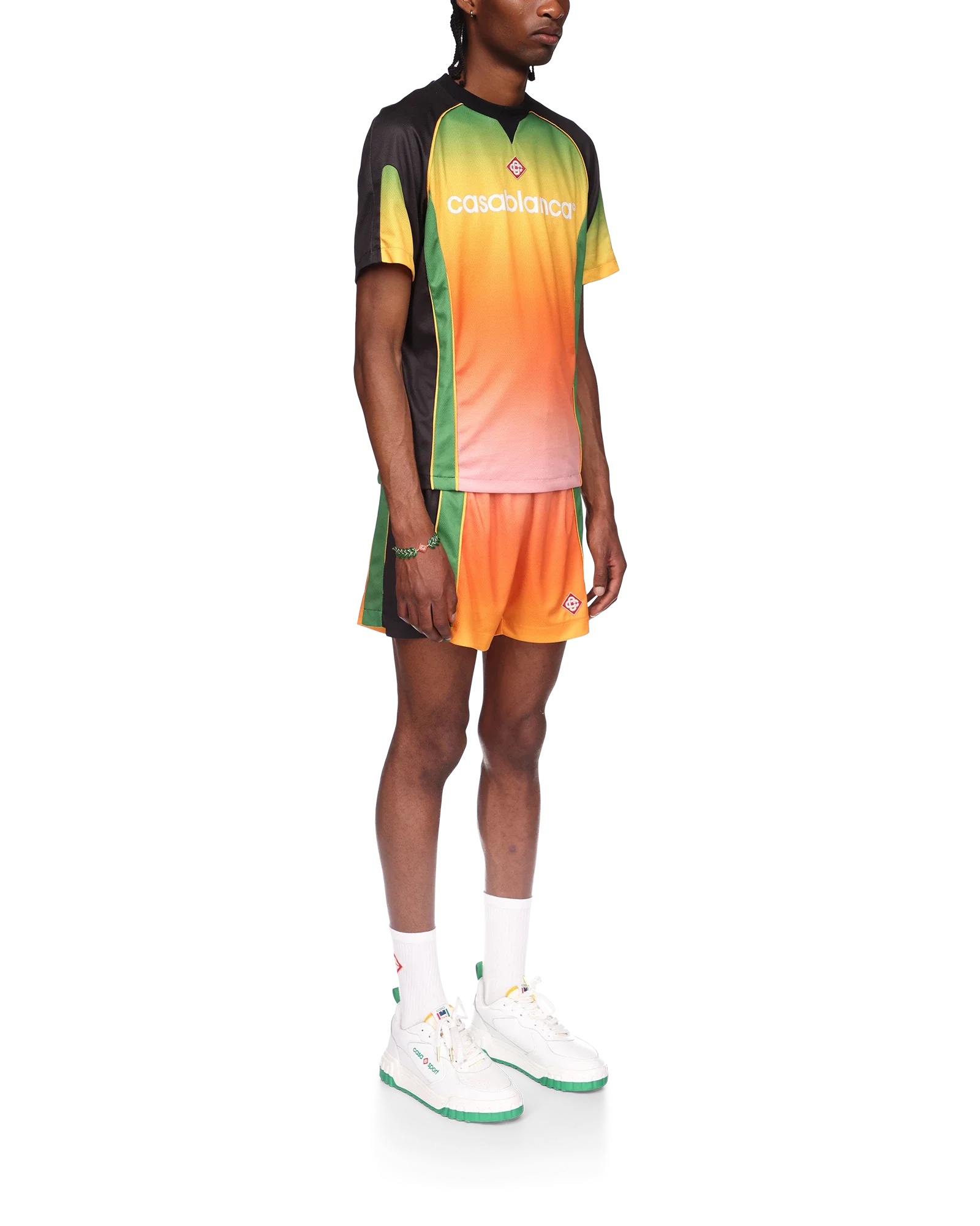 Gradient Short Sleeve Football Shirt - 图片 6