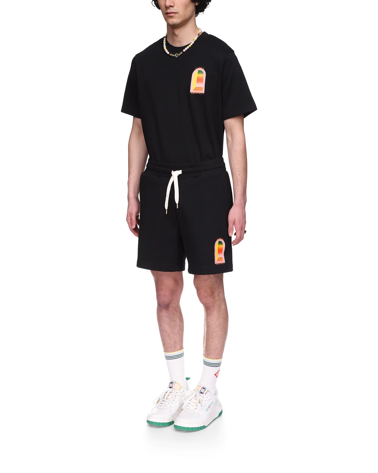 Gradient L'Arche Sweatshorts - 图片 3