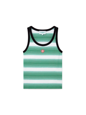 Gradient Stripe Ringer Tank Top