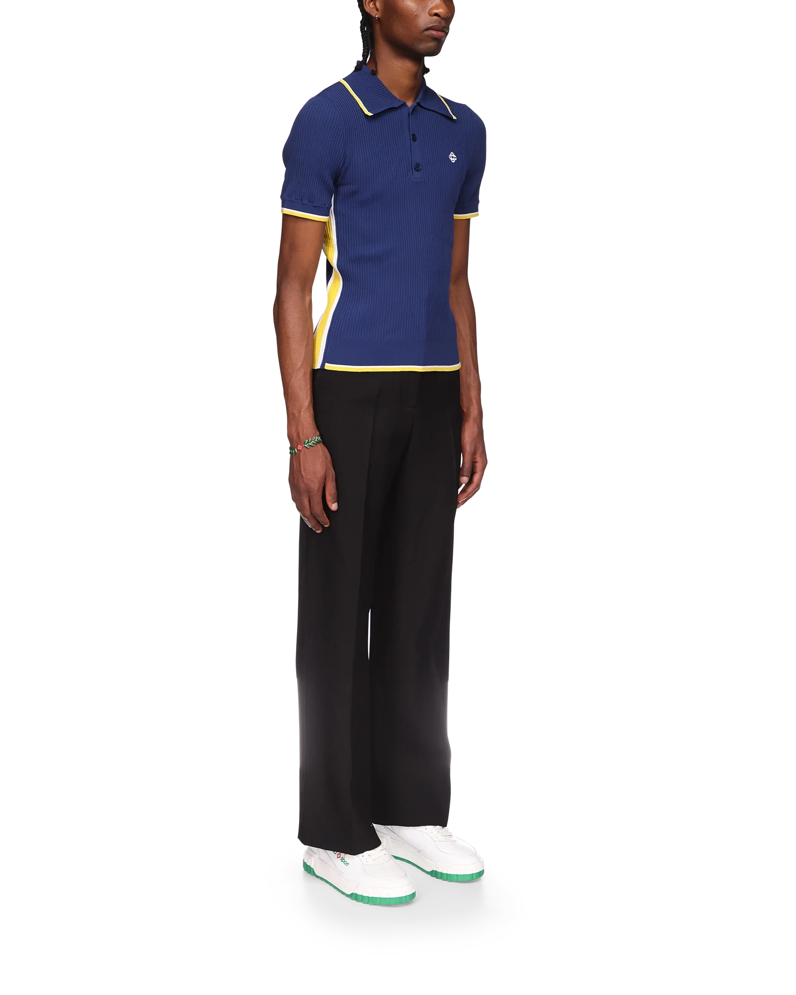 Rib Polo Shirt - 图片 5