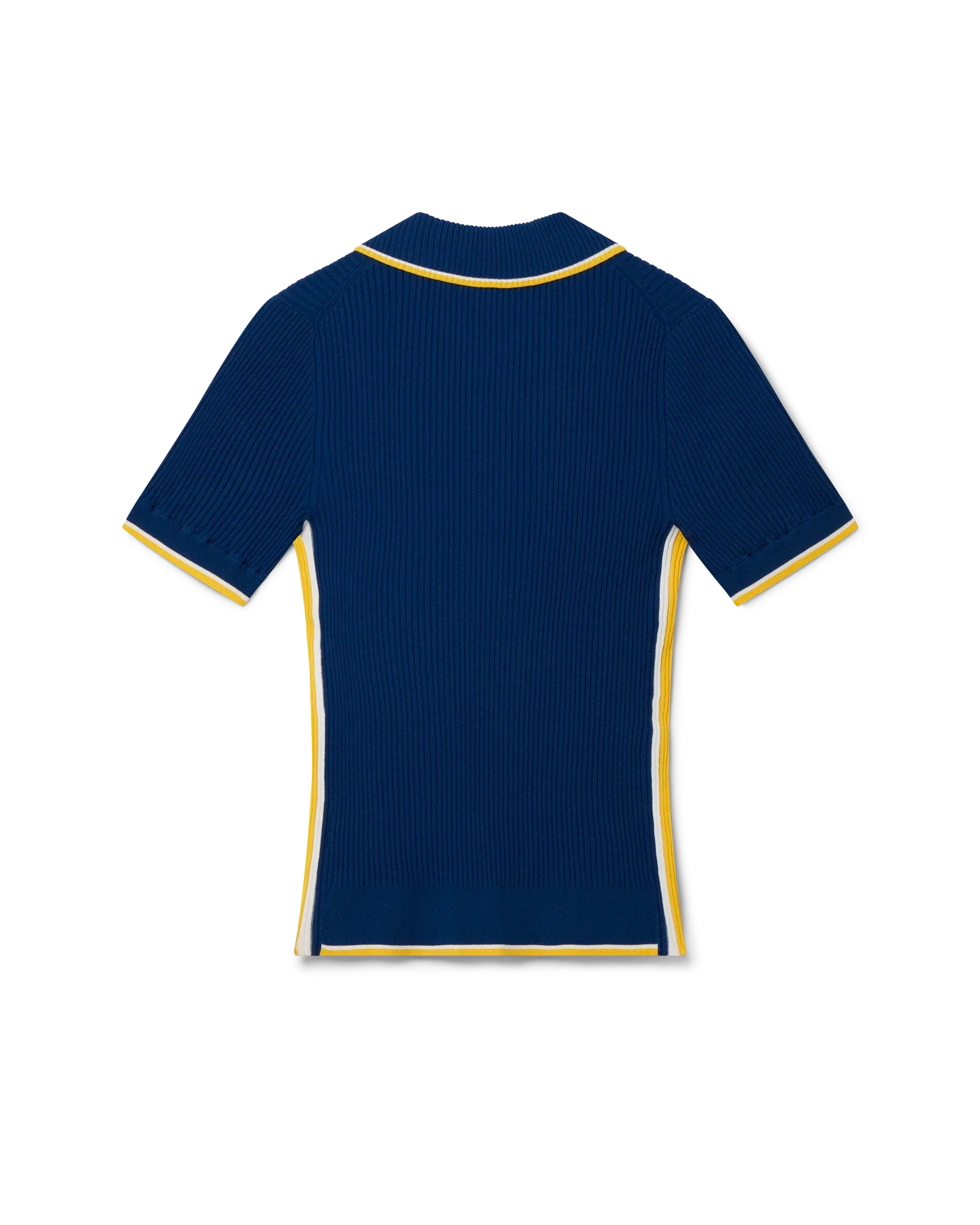 Rib Polo Shirt - 图片 6