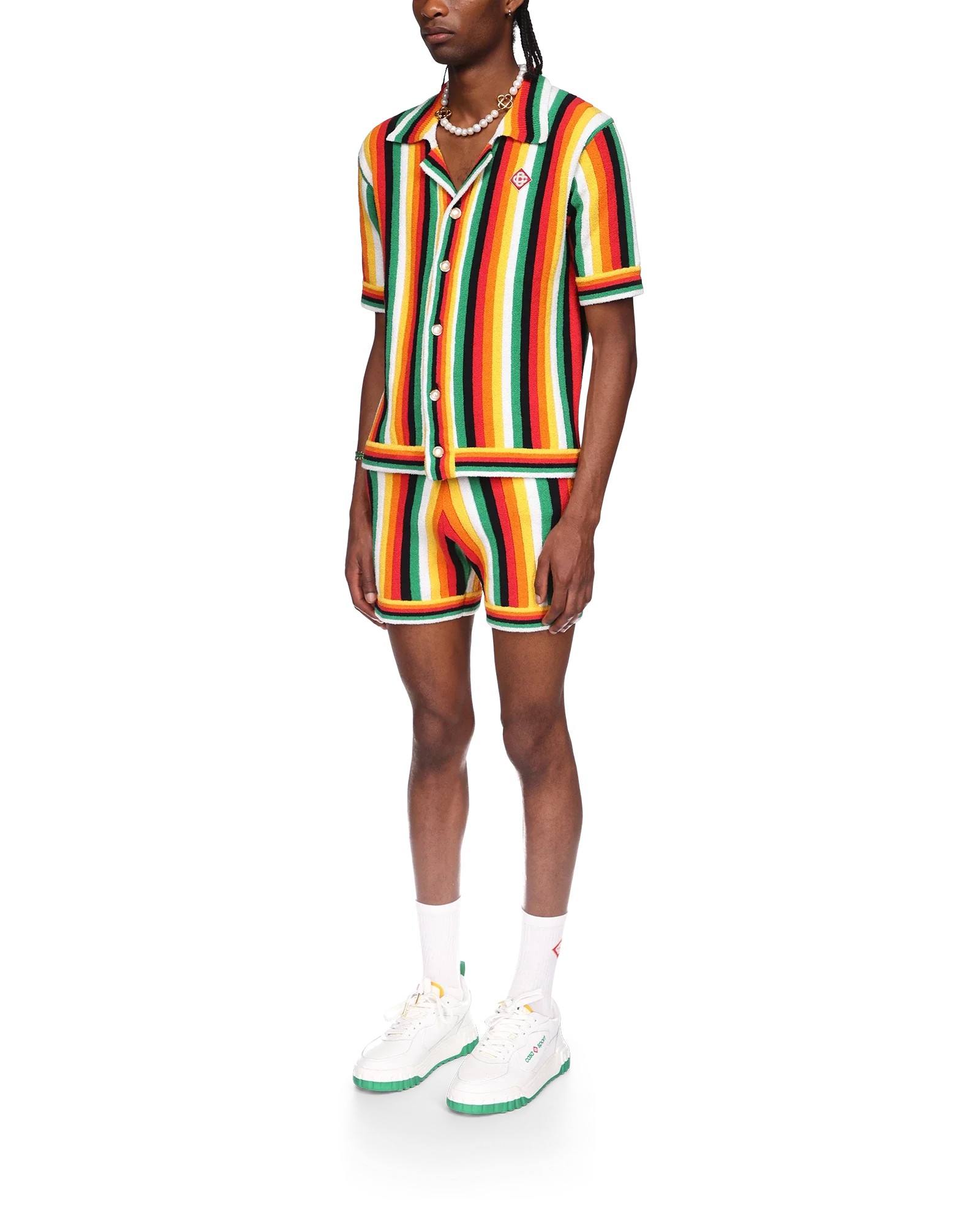 Striped Towelling Shirt - 图片 3