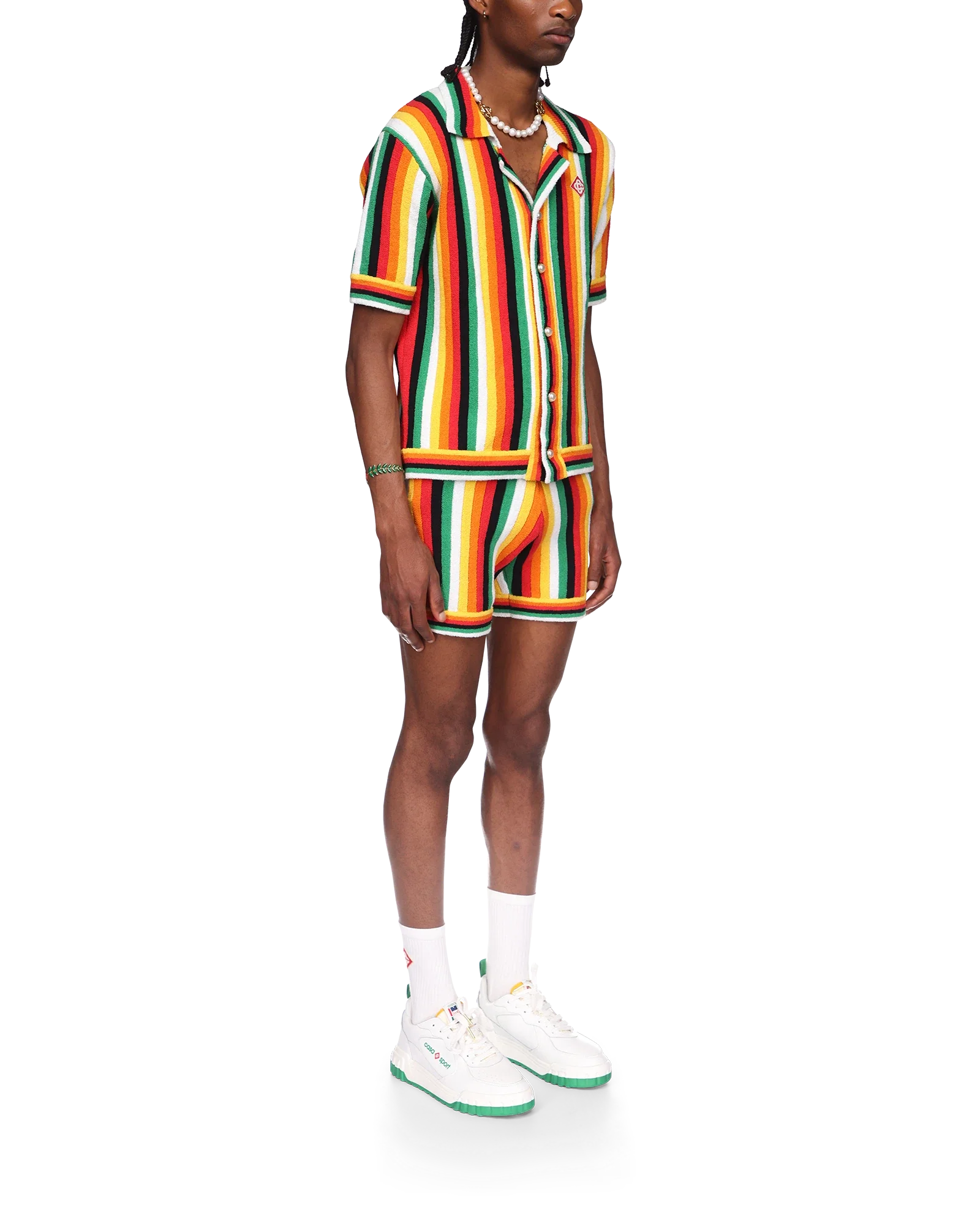 Striped Towelling Shirt - 图片 5