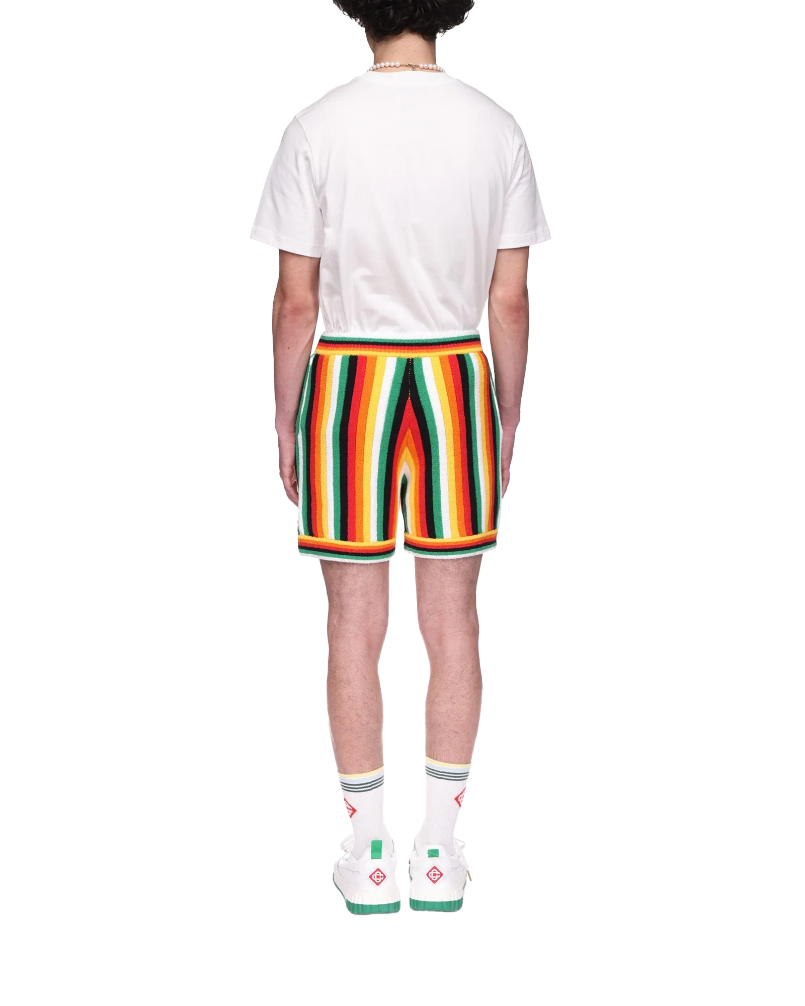 Striped Towelling Shorts - 图片 4