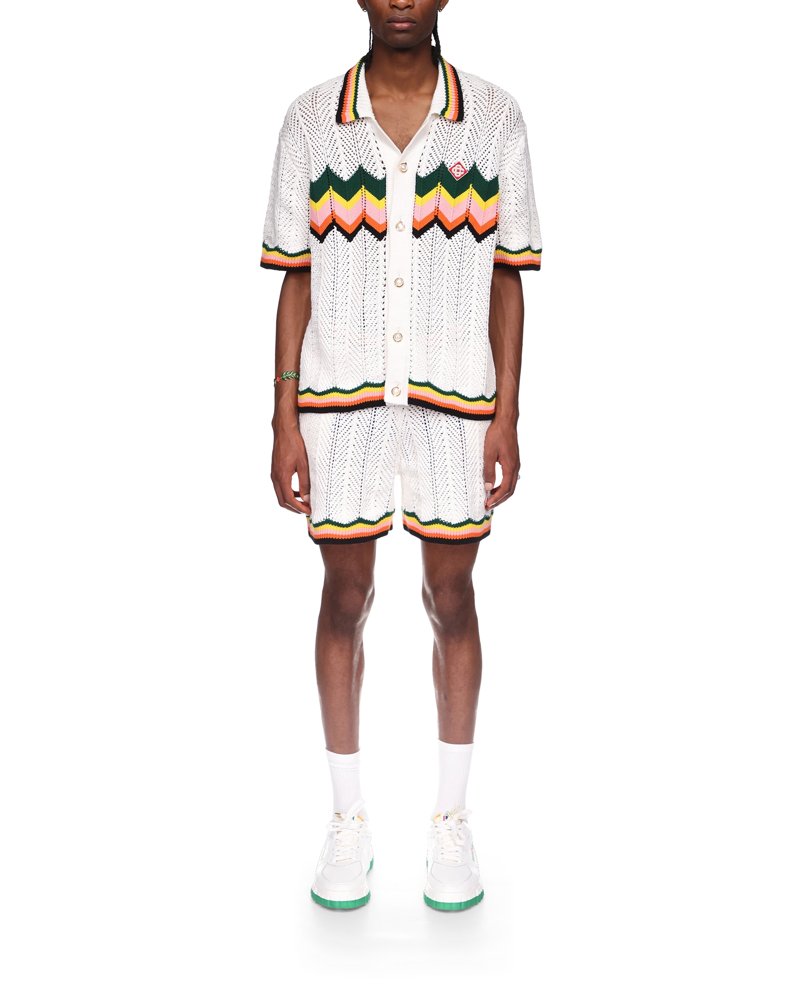 Chevron Lace Shirt - 图片 2