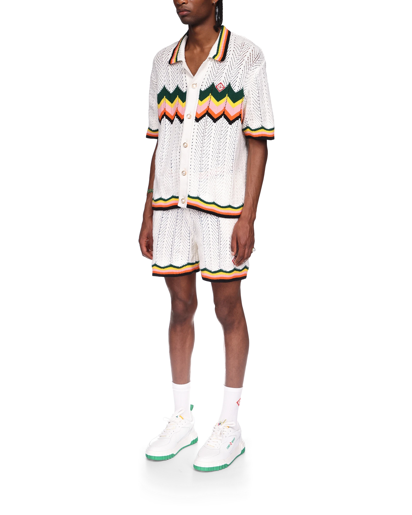 Chevron Lace Shirt - 图片 3