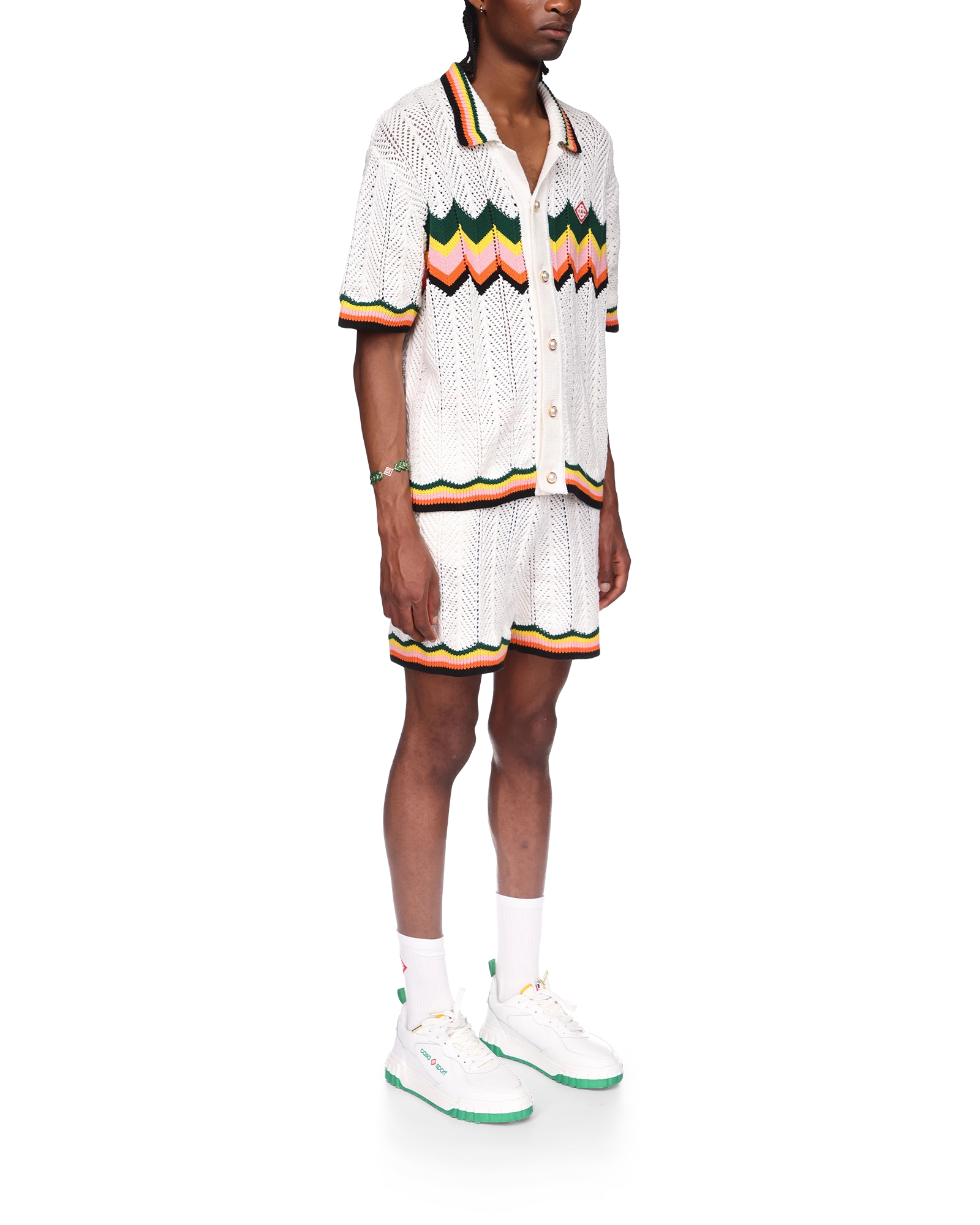 Chevron Lace Shirt - 图片 5