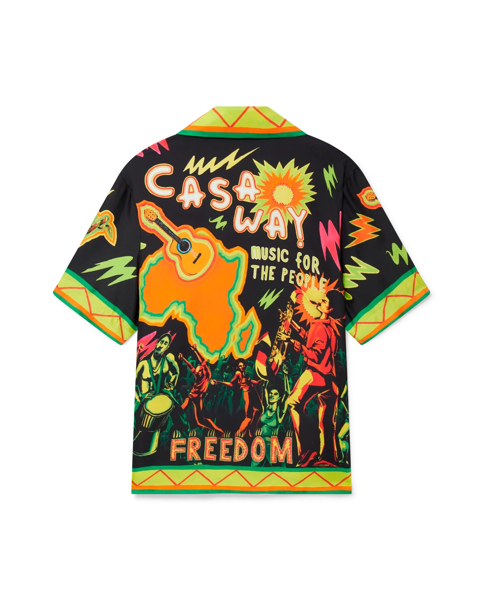 Music For The People Short Sleeve Silk Shirt - 图片 6