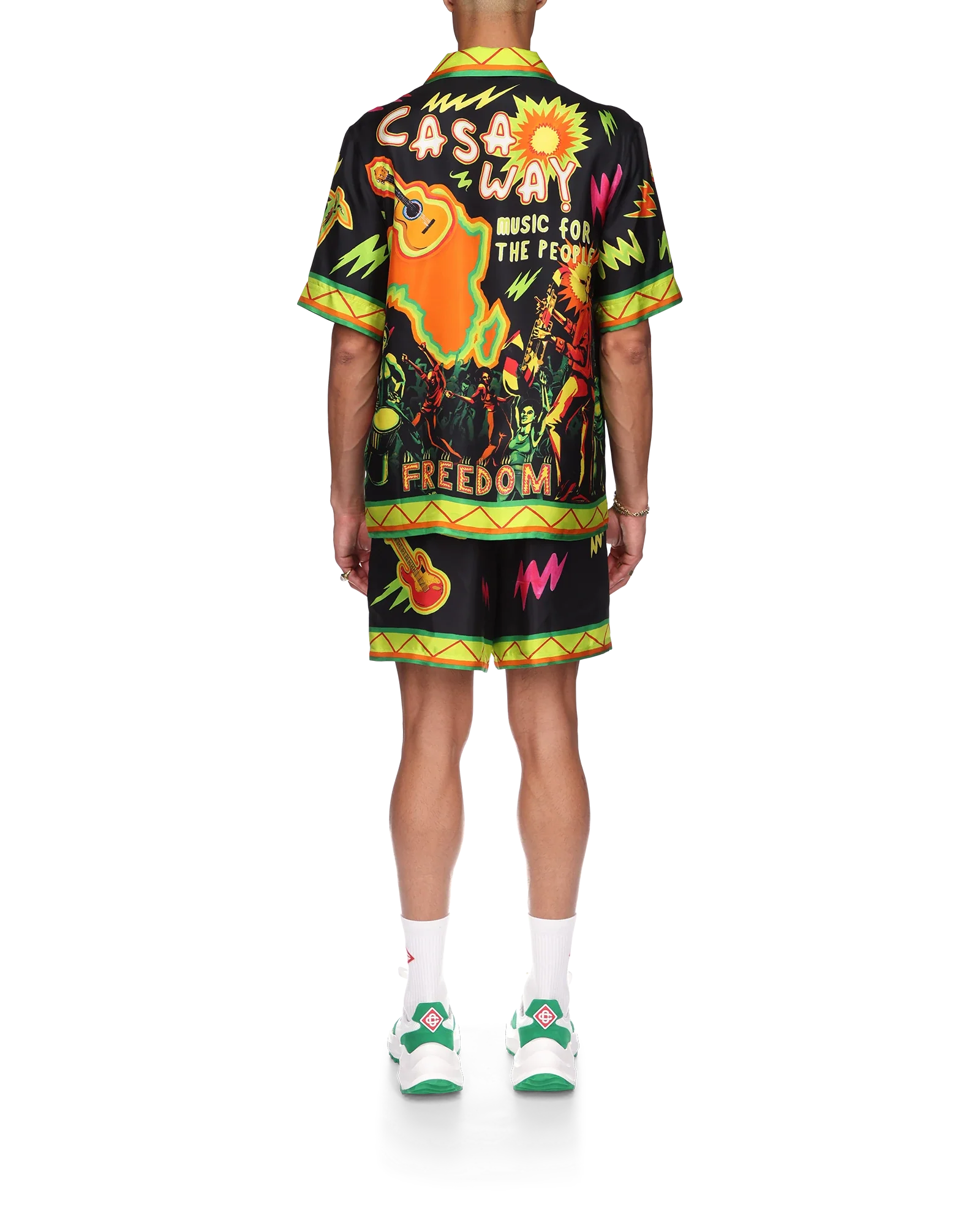 Music For The People Short Sleeve Silk Shirt - 图片 4