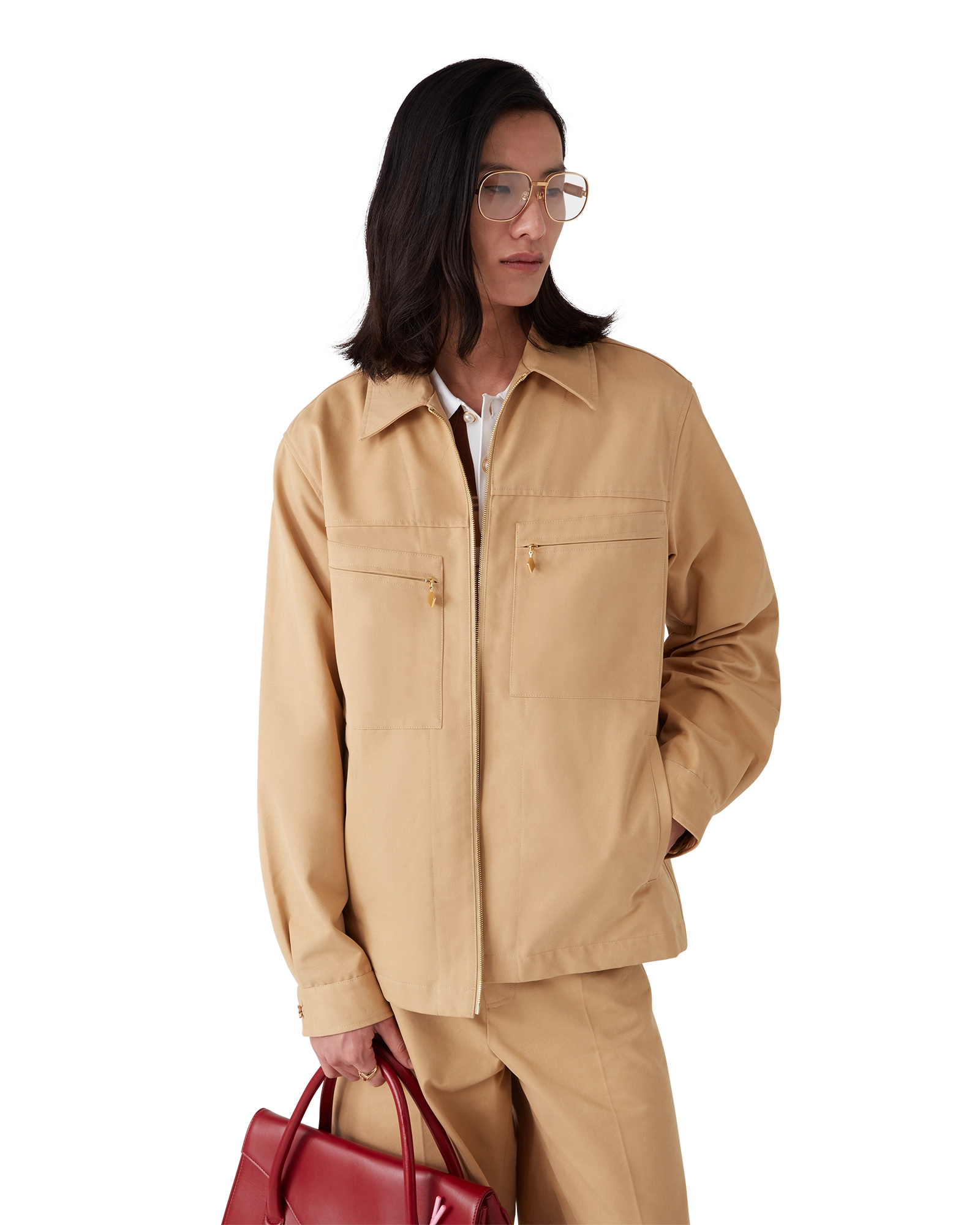 Cotton Zip Jacket - 图片 4