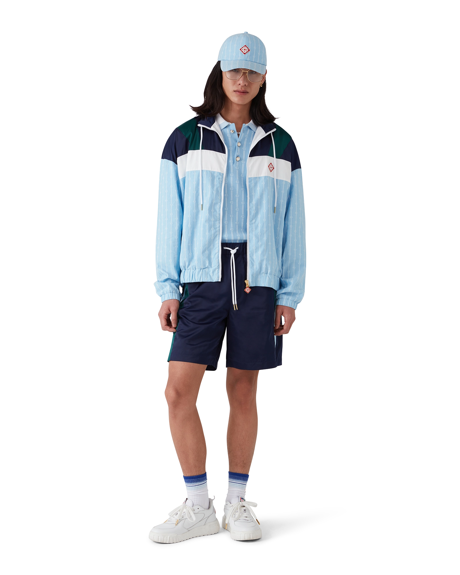 Pinstripe Laurel Track Jacket - 图片 2