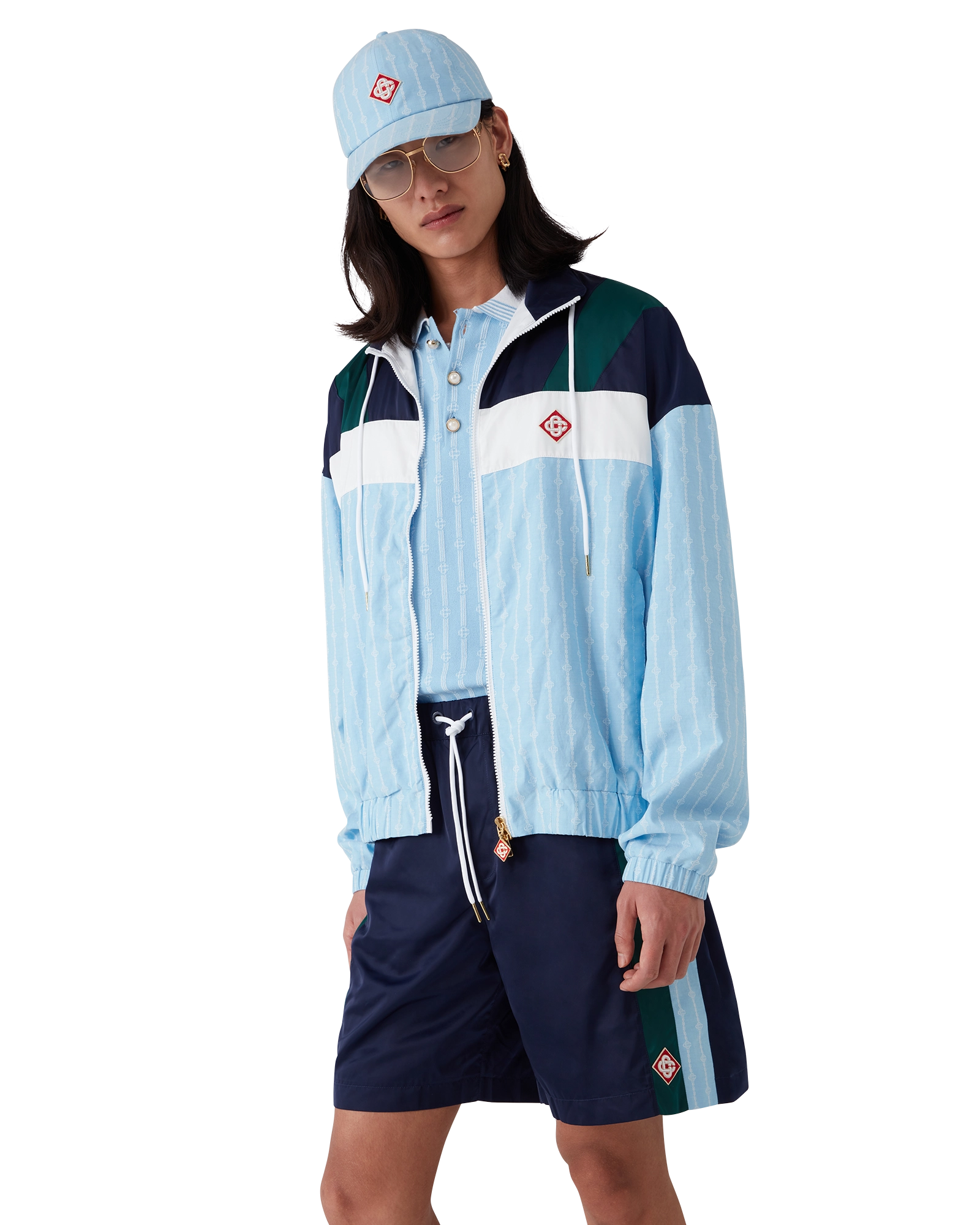 Pinstripe Laurel Track Jacket - 图片 4