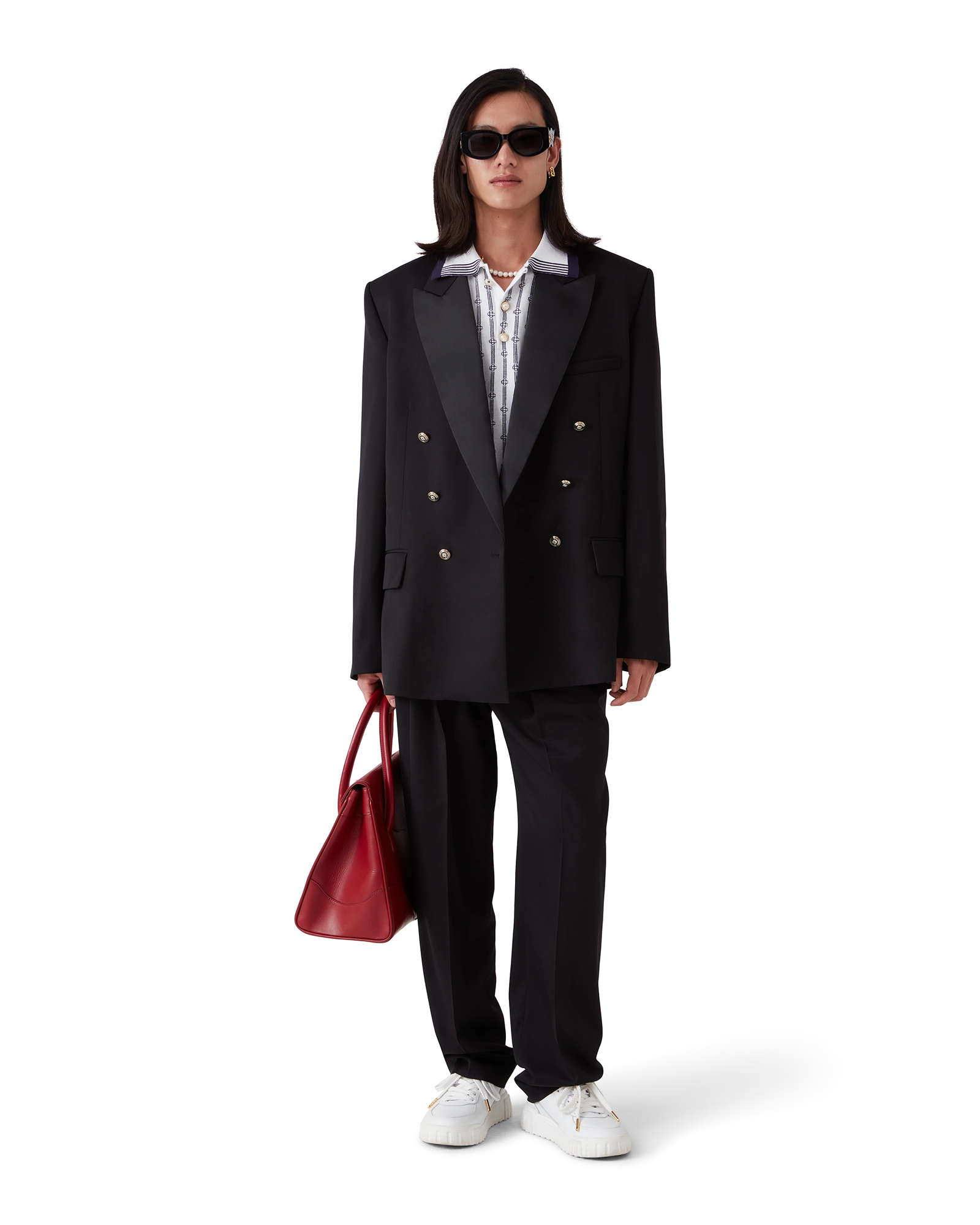 Wool Double Breasted Blazer - 图片 2