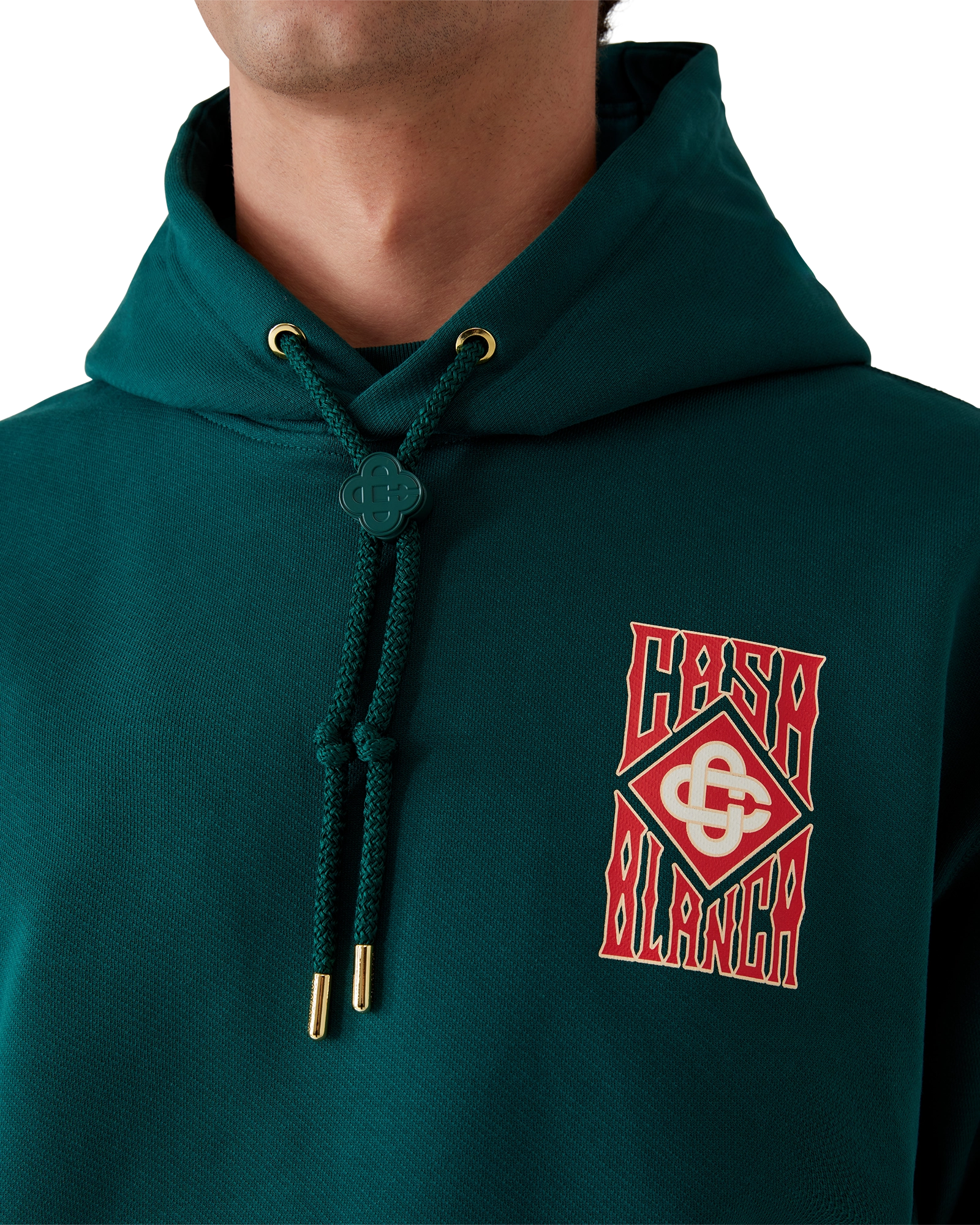 Gothic Logo Hooded Sweatshirt - 图片 5