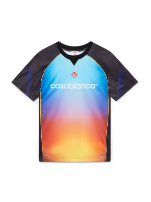 Gradient Short Sleeve Football Shirt