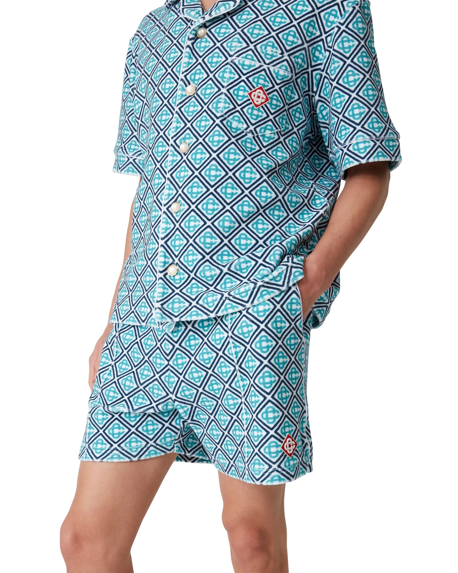 Monogram Towelling Shorts - 图片 5