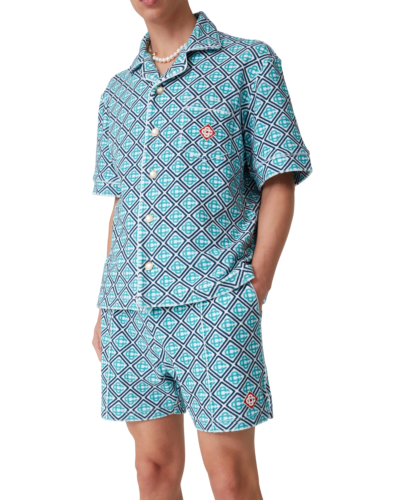 Monogram Towelling Shorts - 图片 4