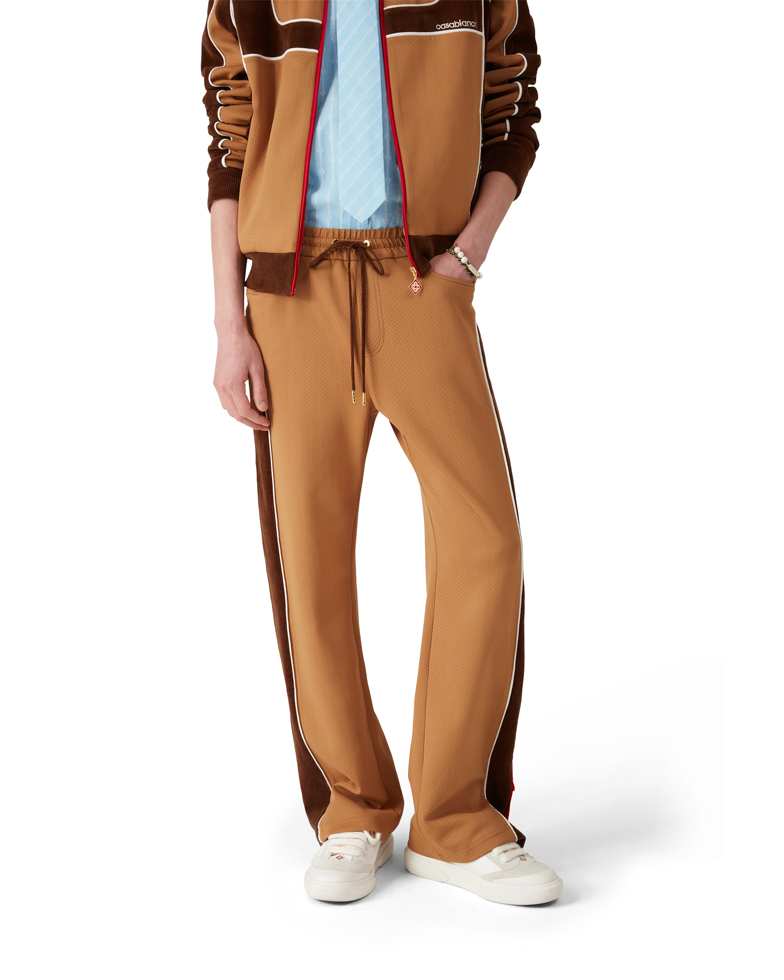 Chenille Panelled Track Pants - 图片 3