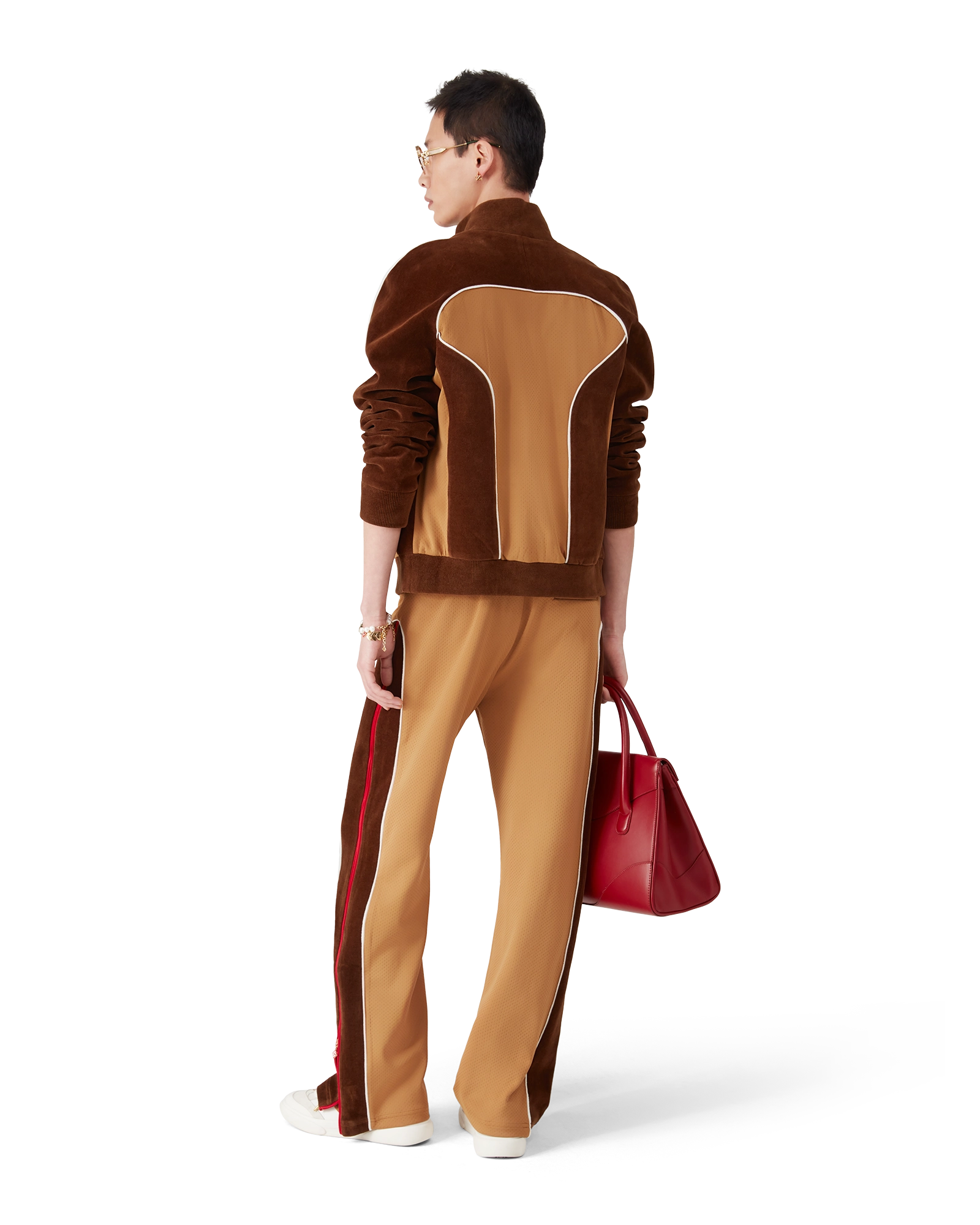 Chenille Panelled Track Pants - 图片 5