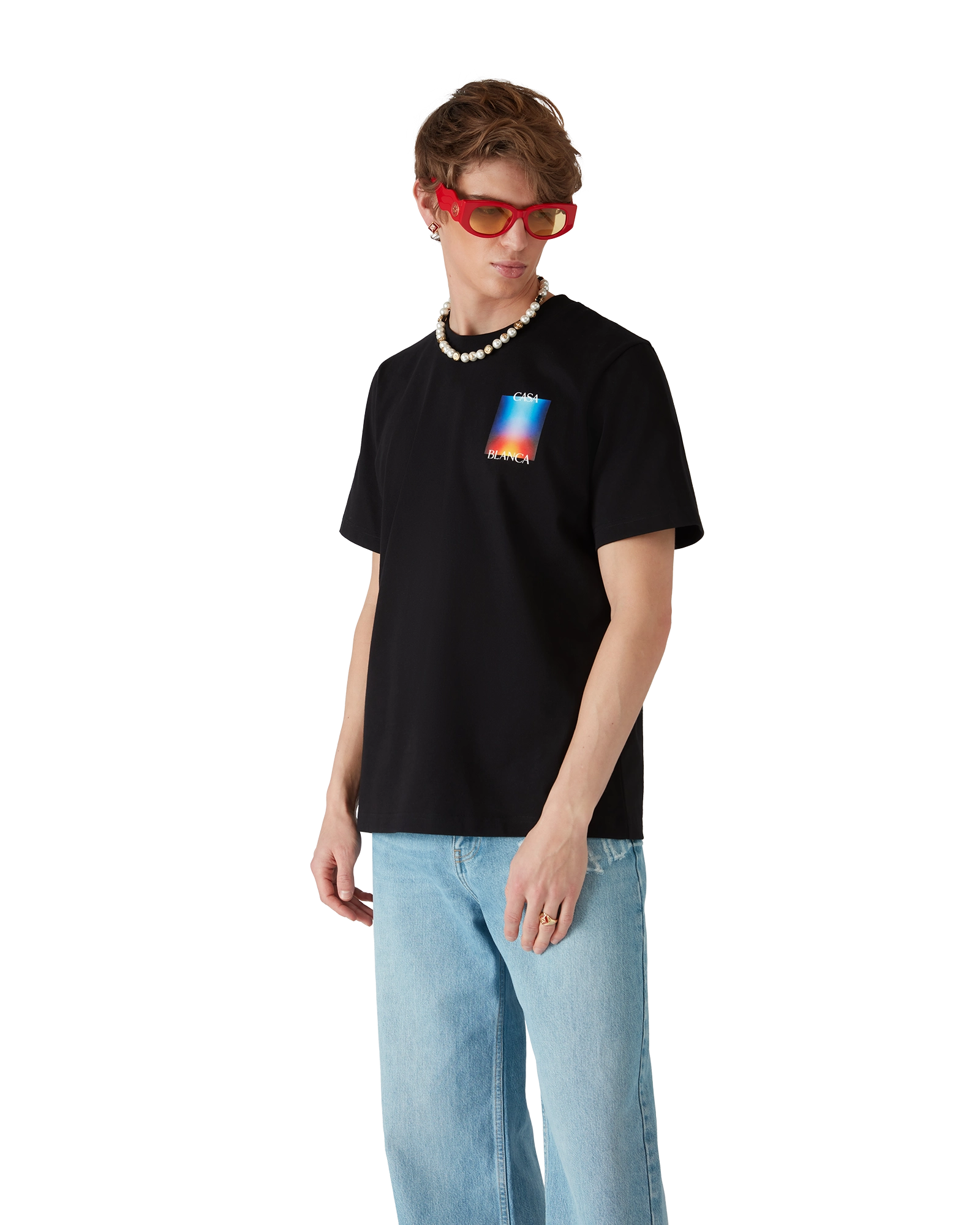 Gradient Casa Logo Short Sleeve T-Shirt - 图片 3