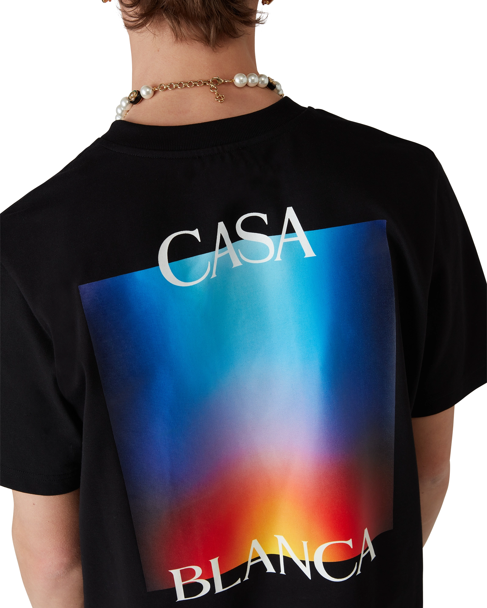 Gradient Casa Logo Short Sleeve T-Shirt - 图片 4