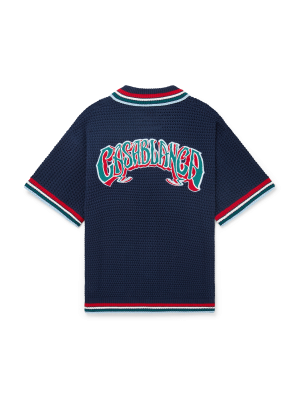 Gothic Short Sleeve Crochet Shirt