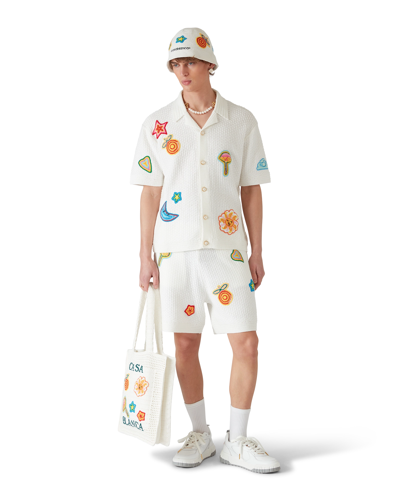 Motif Crochet Shorts - 图片 2