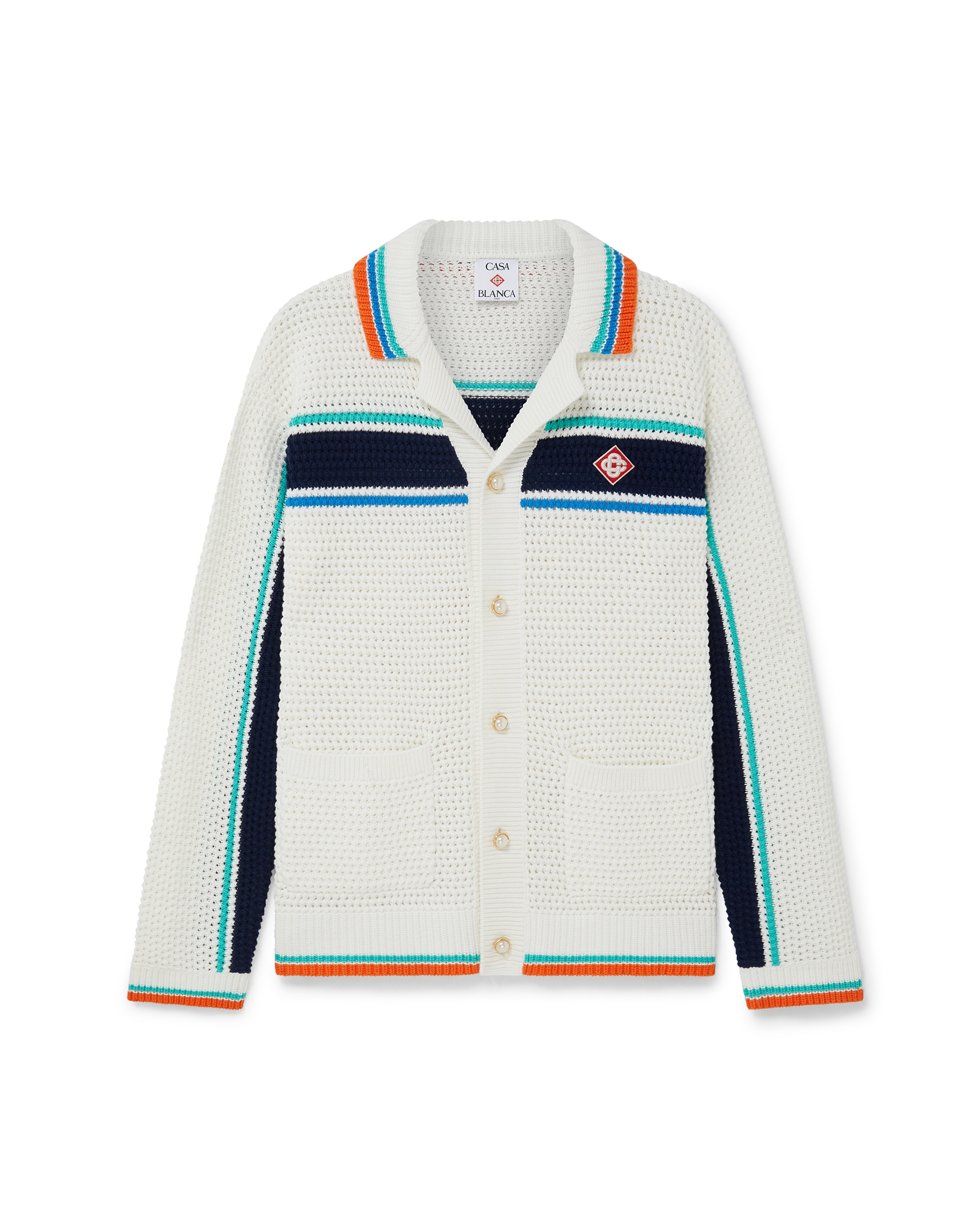 Tennis Short Sleeve Crochet Shacket