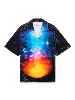 Gradient Short Sleeve Towelling Shirt