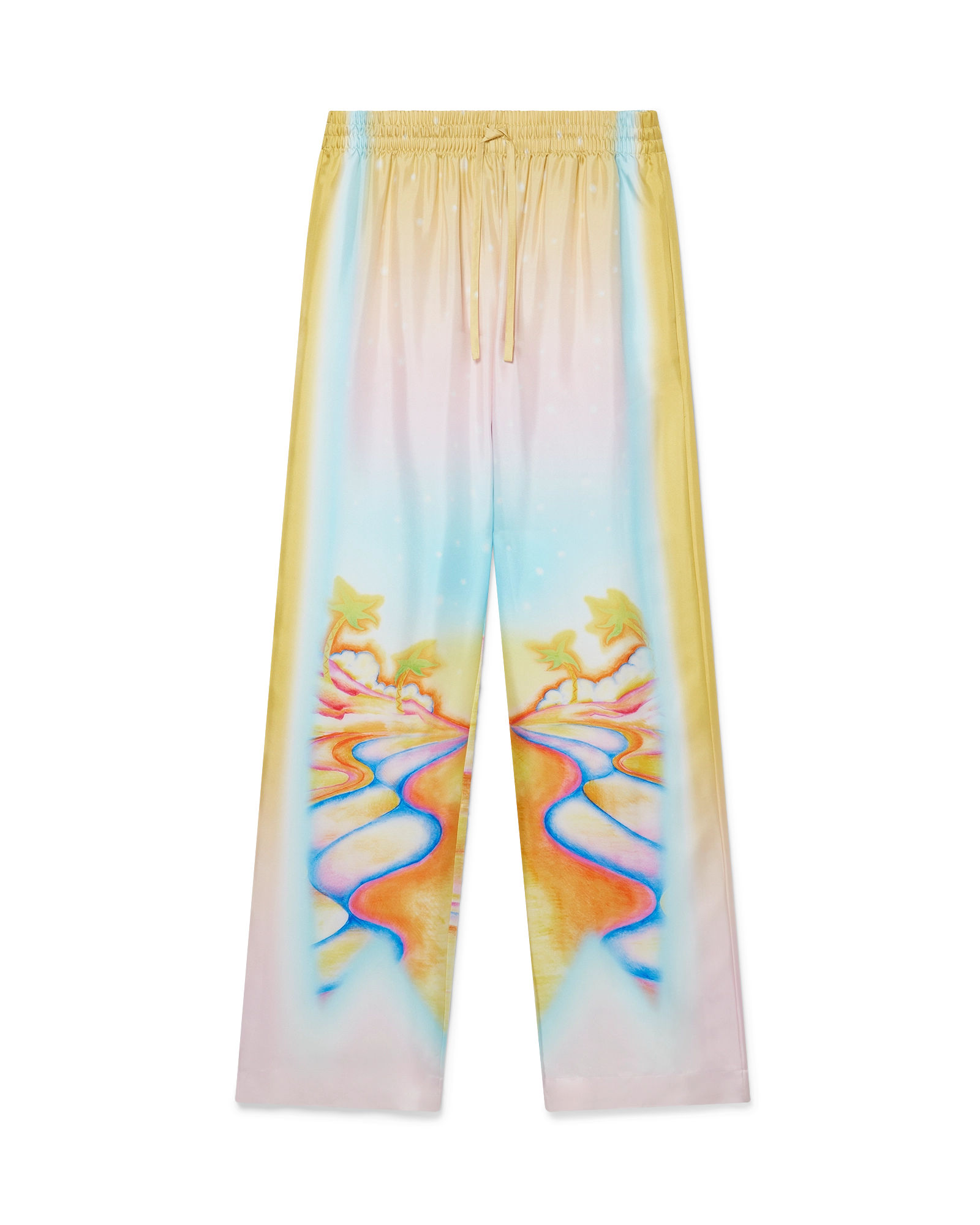 Psychedelic Nirvana Silk Trousers