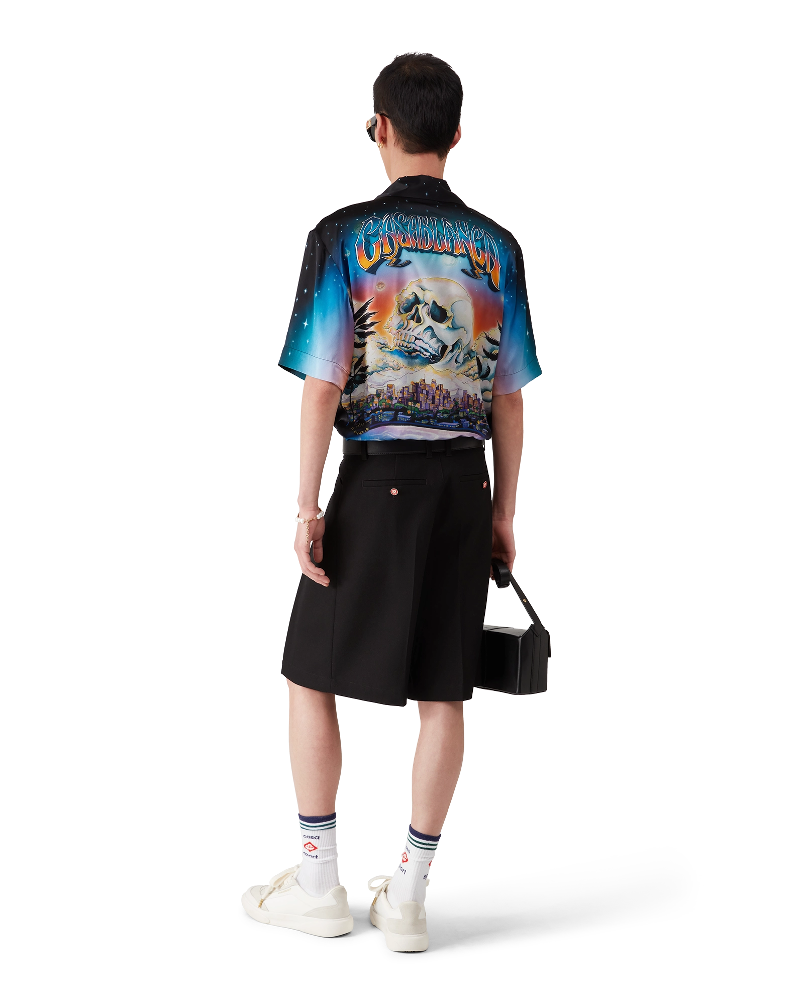 Wool Pleated Tailored Shorts - 图片 5