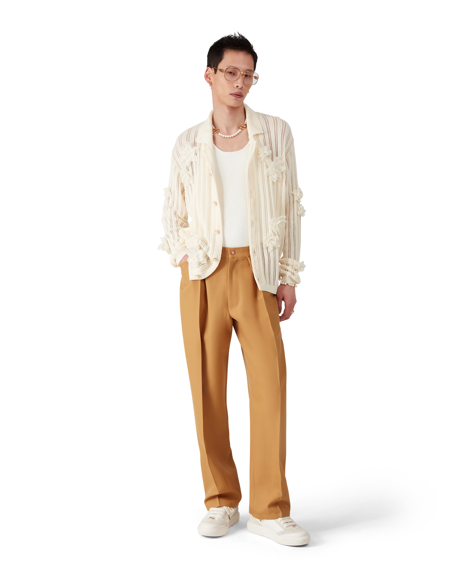 Wool Pleated Chinos - 图片 2