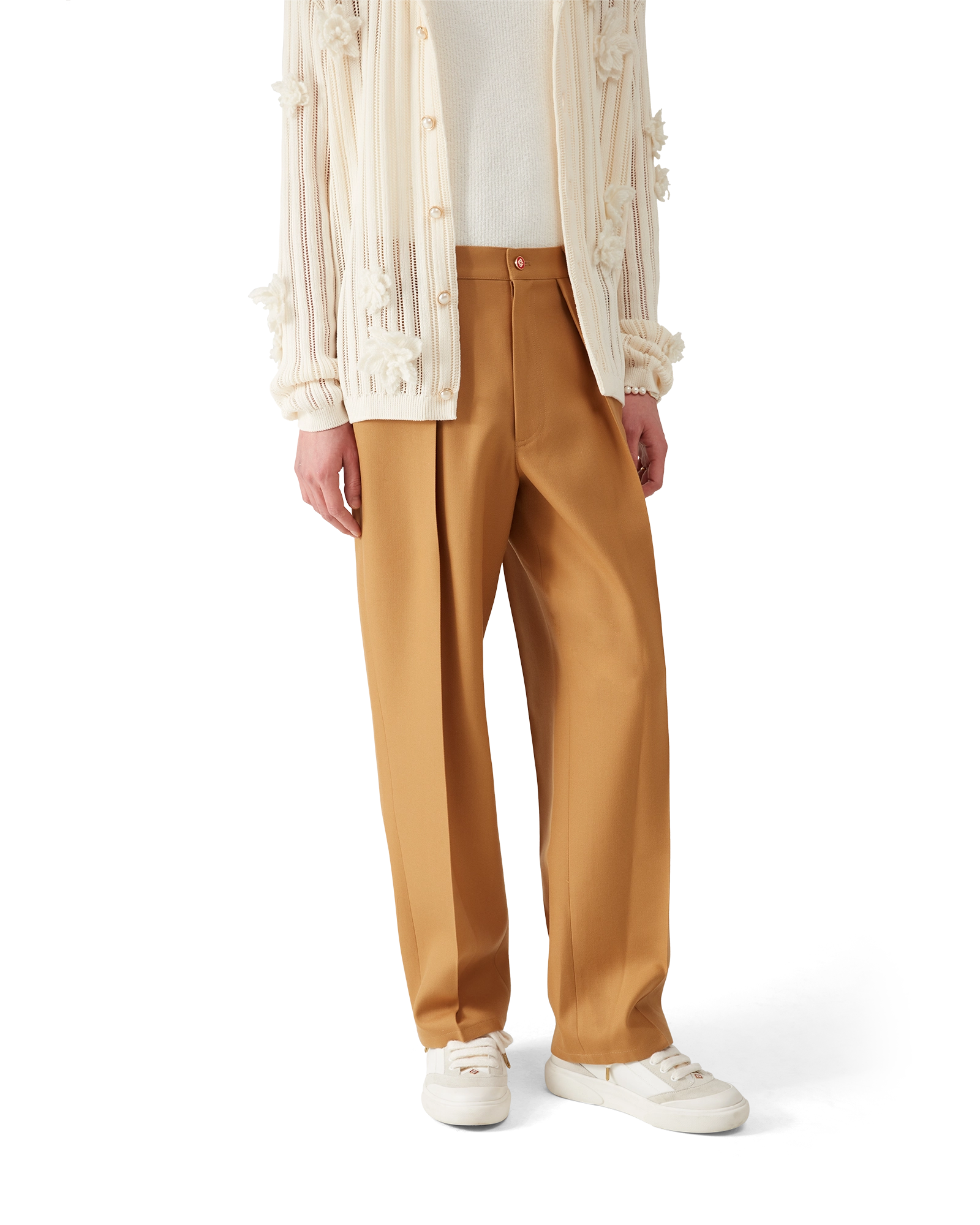 Wool Pleated Chinos - 图片 3