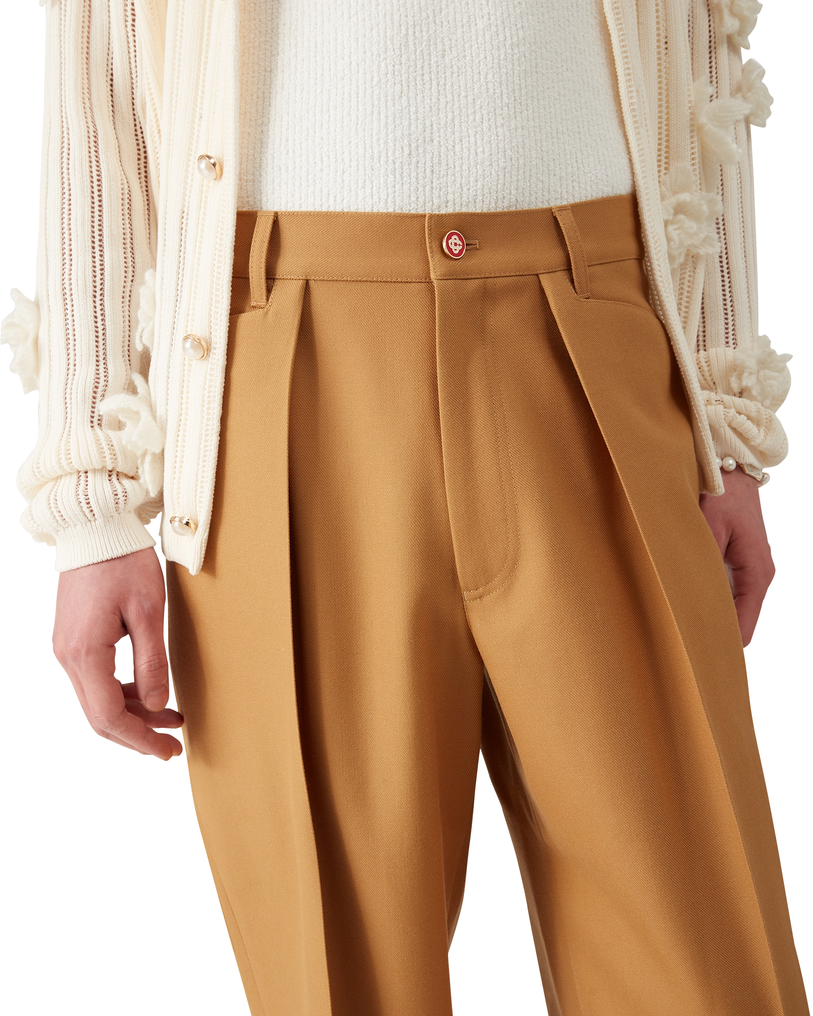 Wool Pleated Chinos - 图片 4