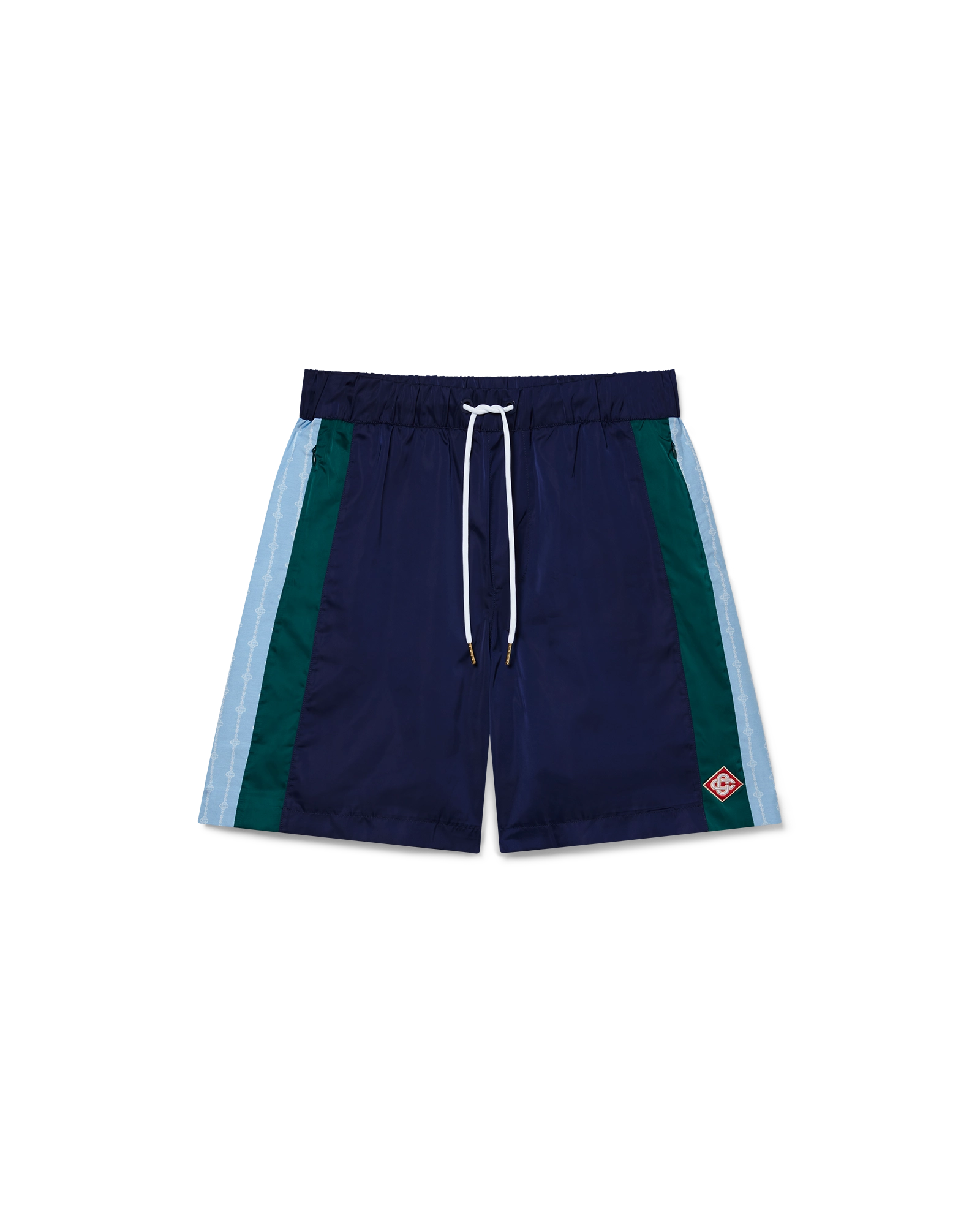 Pinstripe Laurel Track Shorts