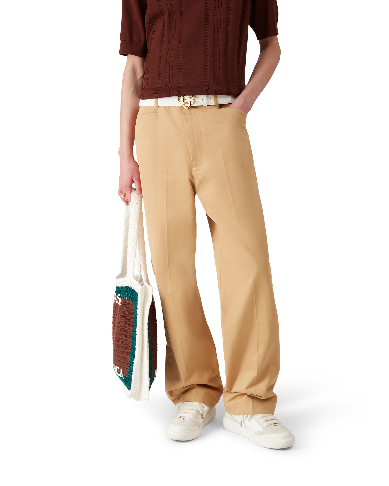 Cotton Chino Trousers - 图片 3