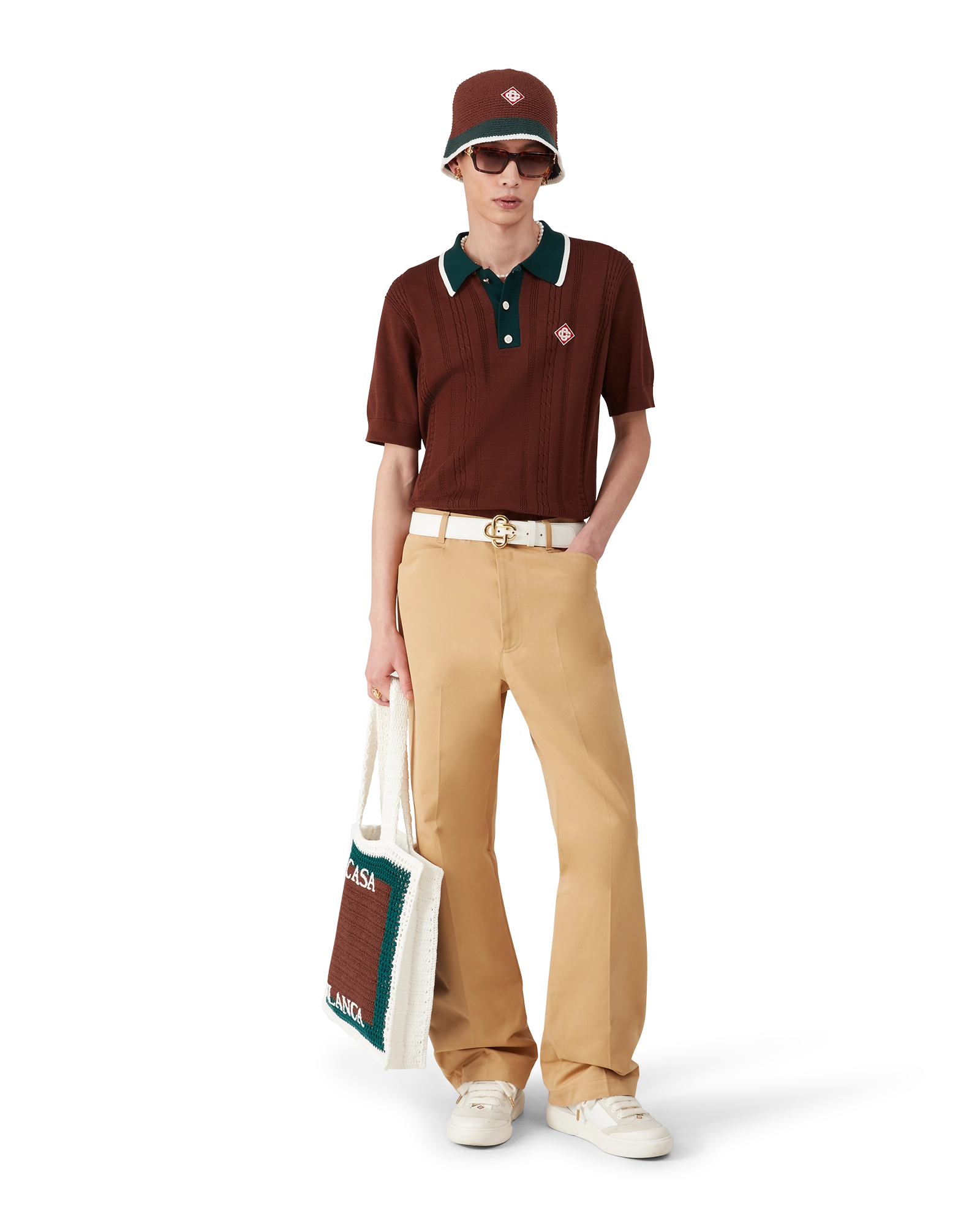 Cotton Chino Trousers - 图片 2
