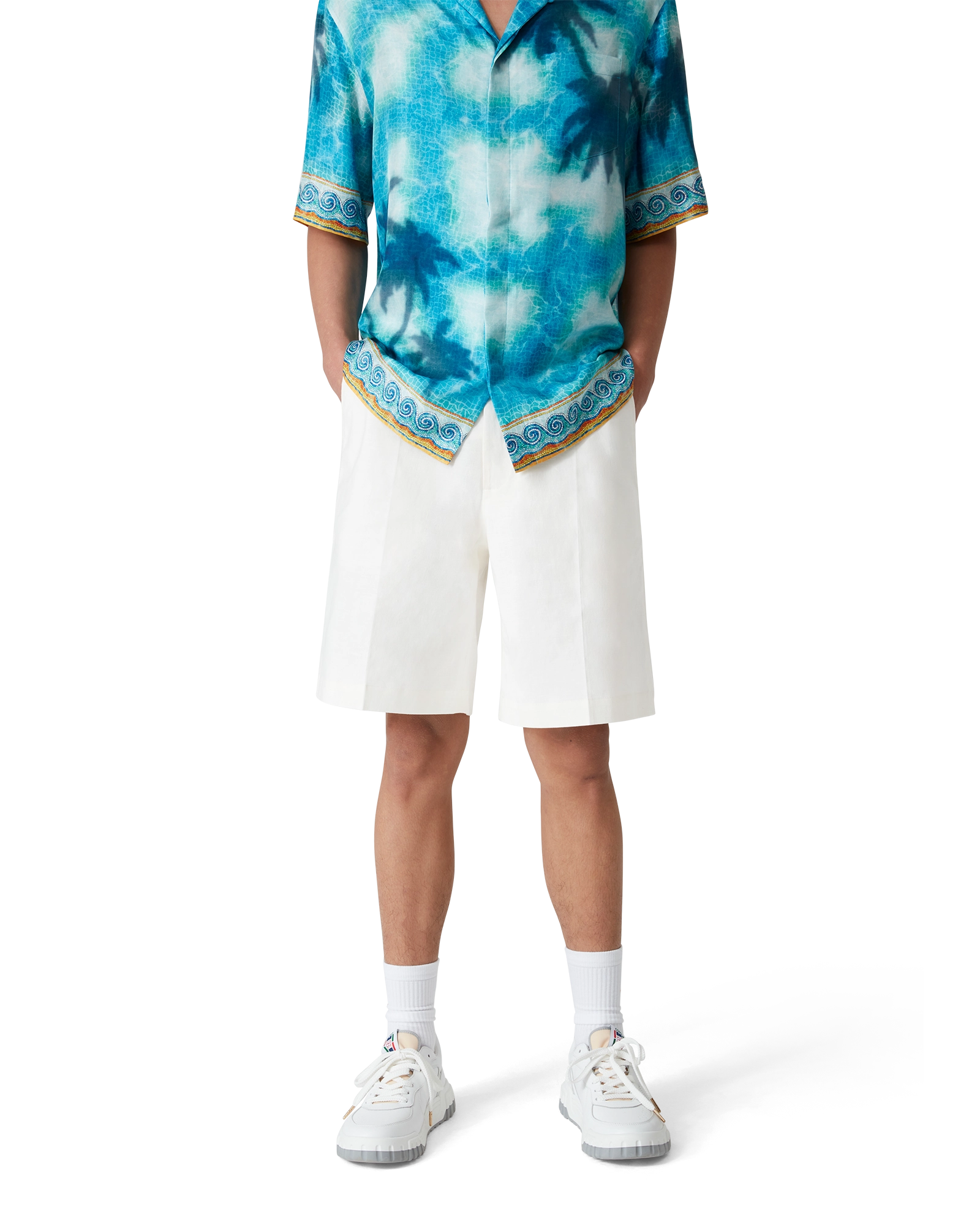 Linen Pleated Shorts - 图片 4